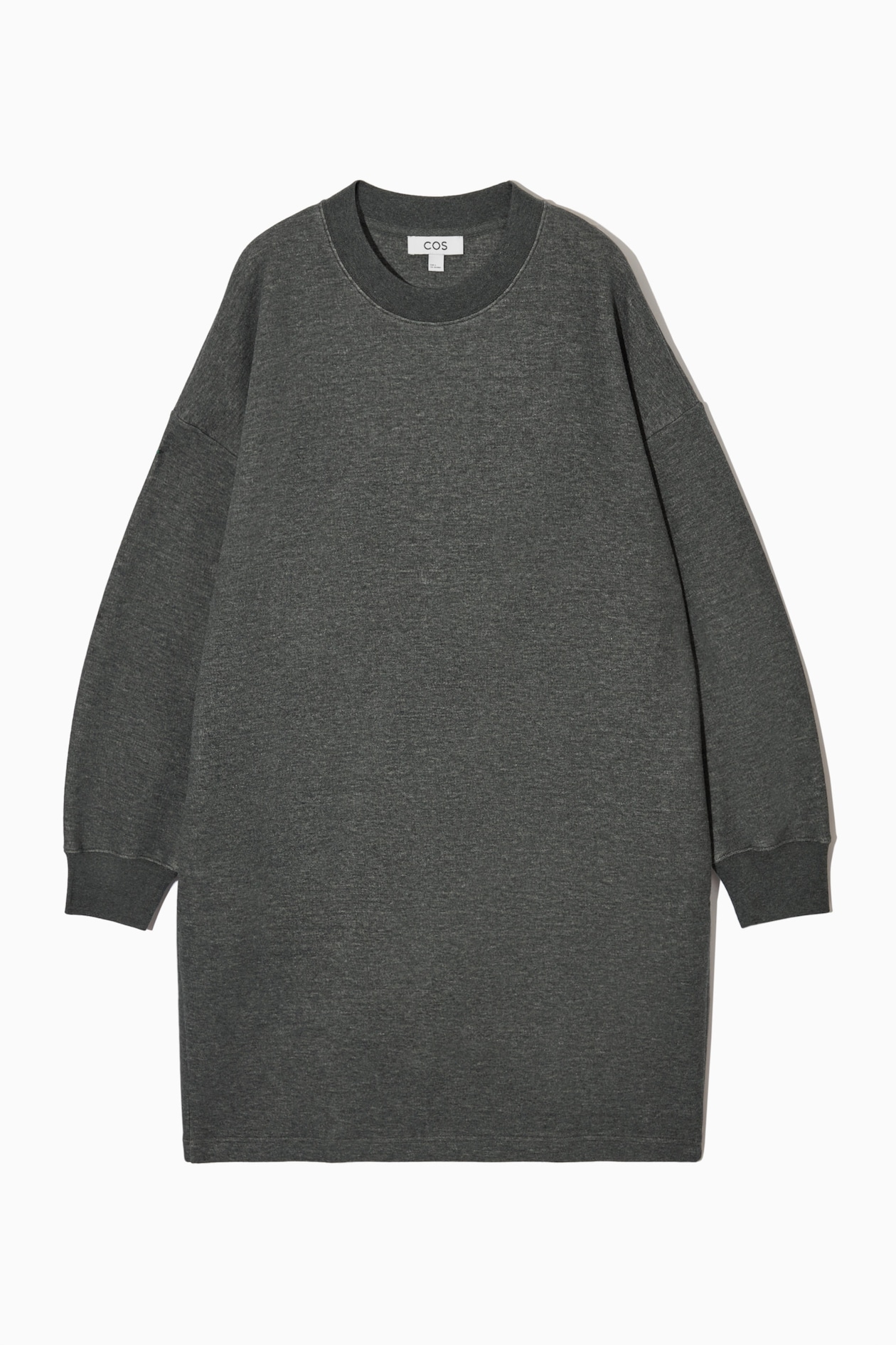 sweater dress cos Merino Wool Turtleneck Maxi In Green - 60% Off SWEATSHIRT DRESS - DARK GREY