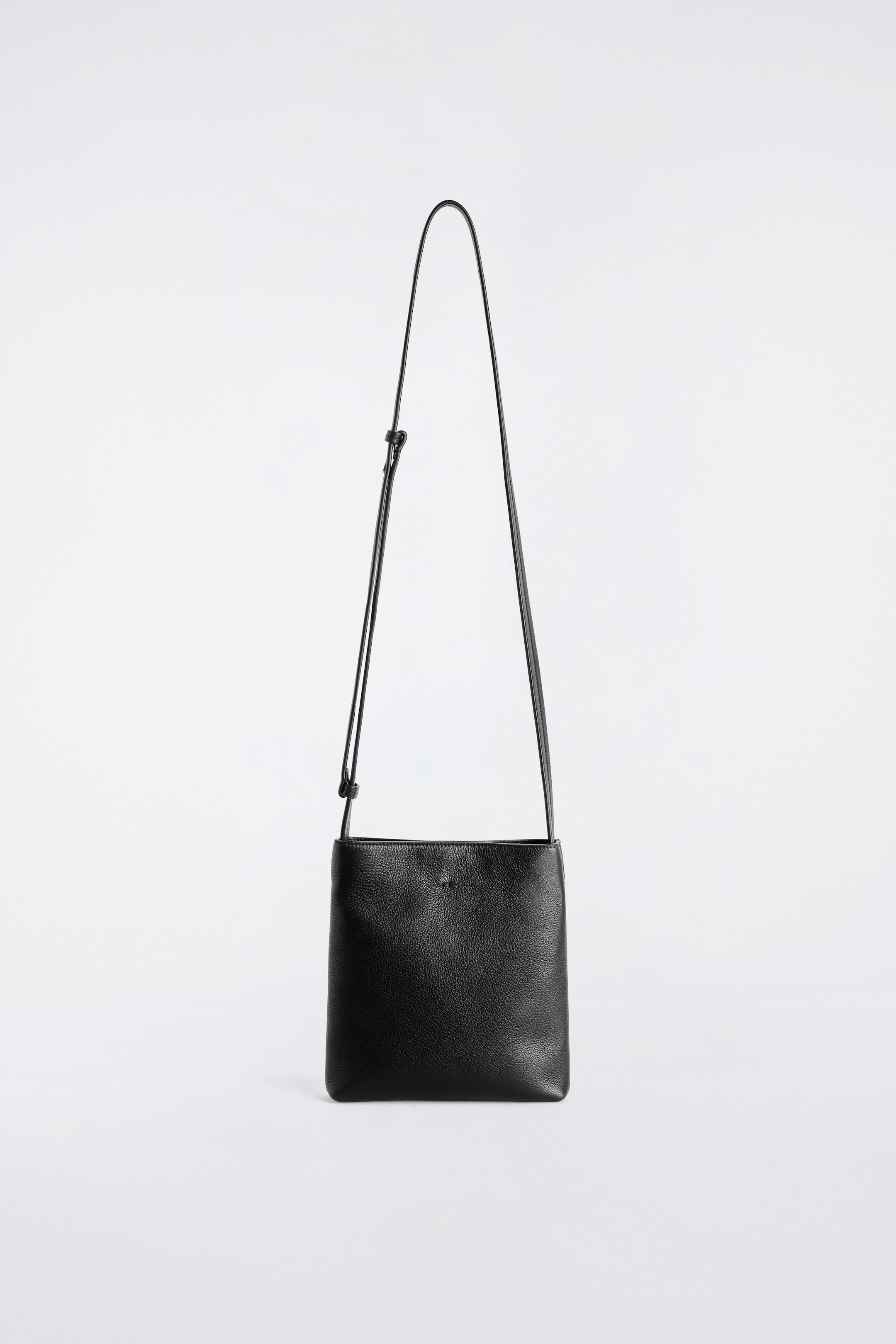 Sac bandoulière City — cuir grainé