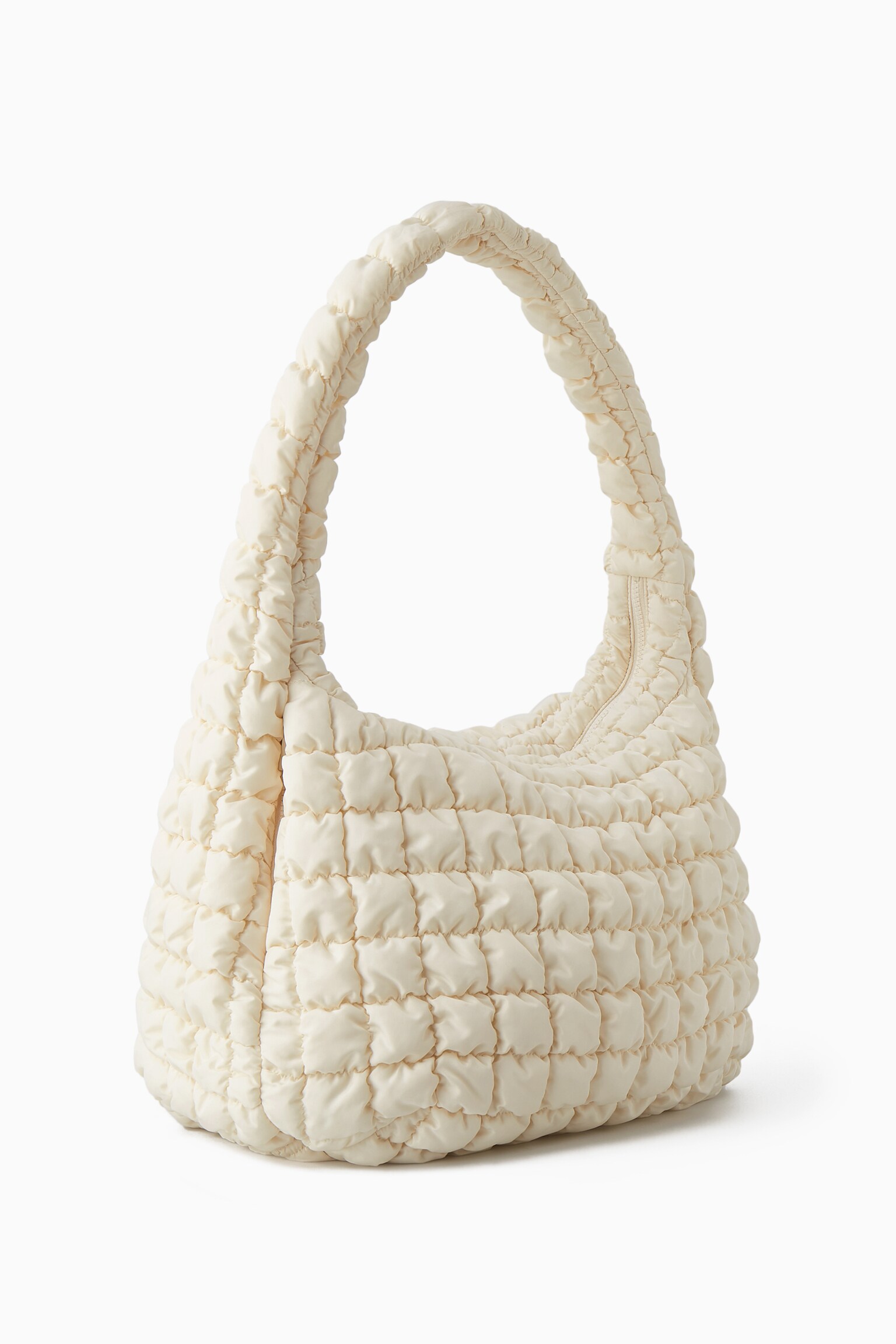 BOLSO BANDOLERA ACOLCHADO OVERSIZE - BEIGE - 5