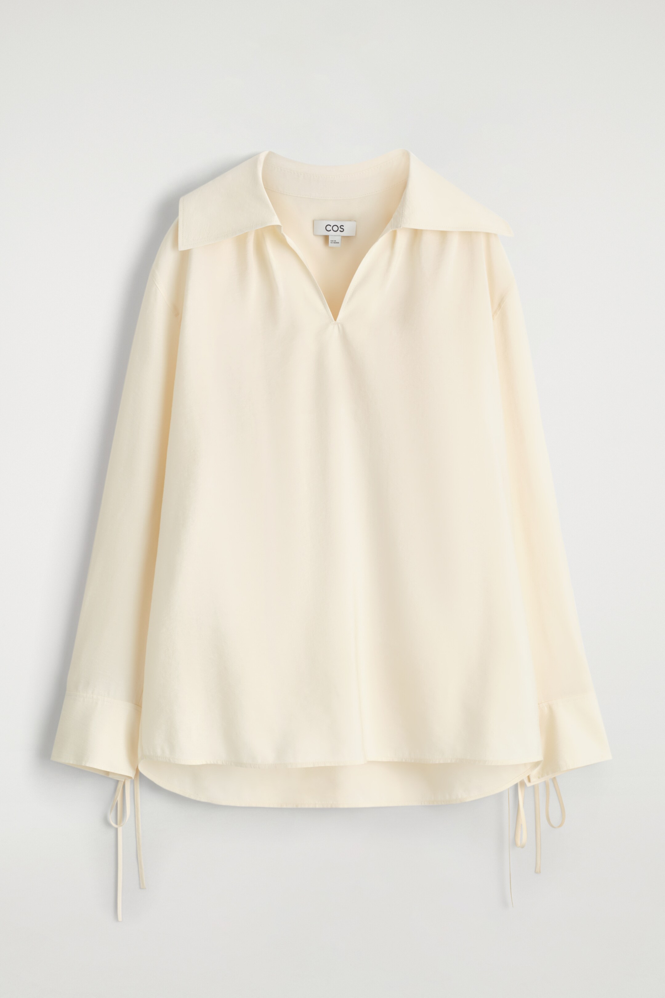 Vezi imaginea mai mare: BLUZĂ DIN MODAL CU GULER LAT - Ecru - FEMEI | H&M RO 7