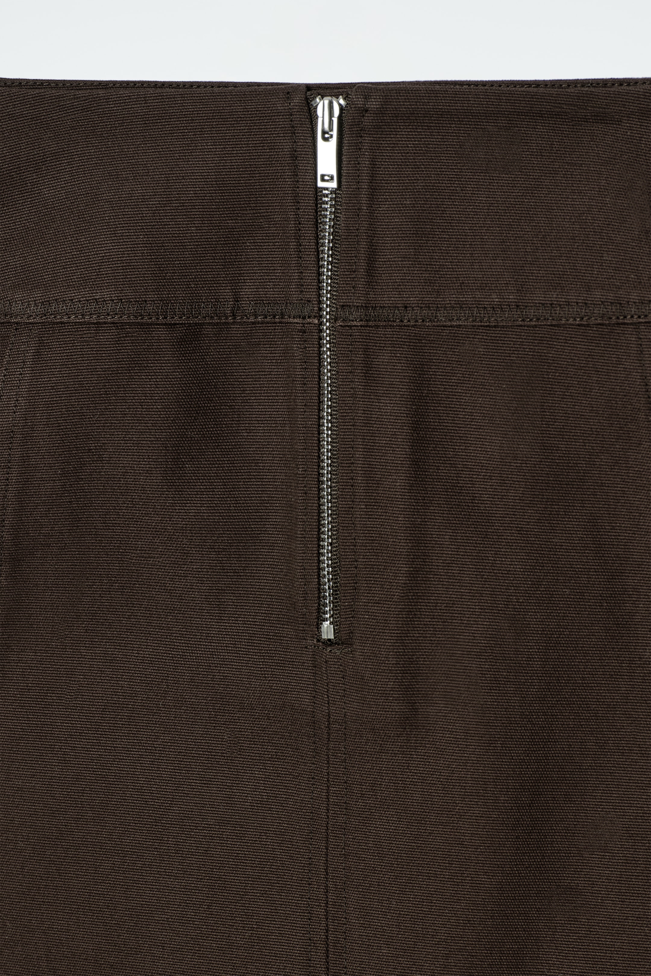 Grotere afbeelding bekijken: Katoenen minirok - DONKERBRUIN - DAMES | H&M BE 6