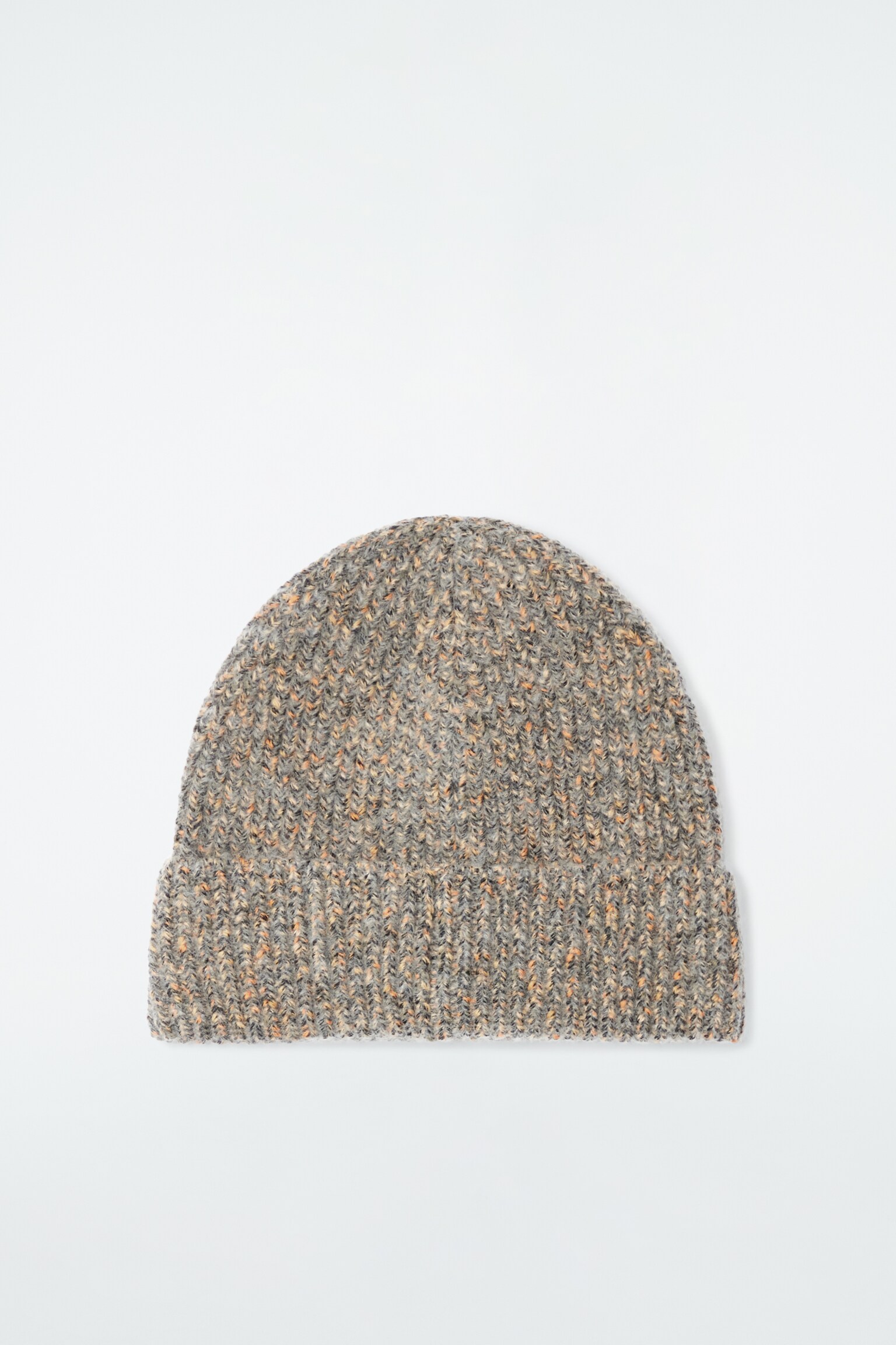 MELIERTE BEANIE AUS WOLL-MIX - BEIGE MELIERT