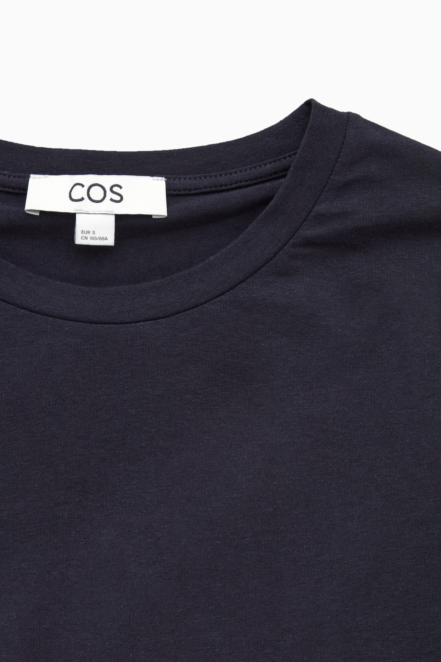 SLIM LIGHTWEIGHT LONG-SLEEVED TOP - NAVY/WHITE/BROWN / STRIPED/DARK RED/DARK GREEN/RED / WHITE/BLACK/GREY MÉLANGE/OLIVE GREEN/OLIVE GREEN/BLACK / WHITE/GREY MÉLANGE/CHARCOAL MÉLANGE/MUSTARD - 5