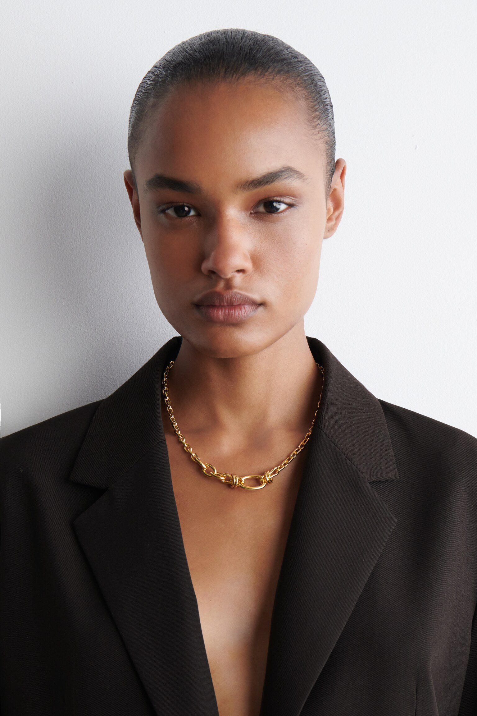 MISMATCHED CHAIN NECKLACE - GOLD/SILVER