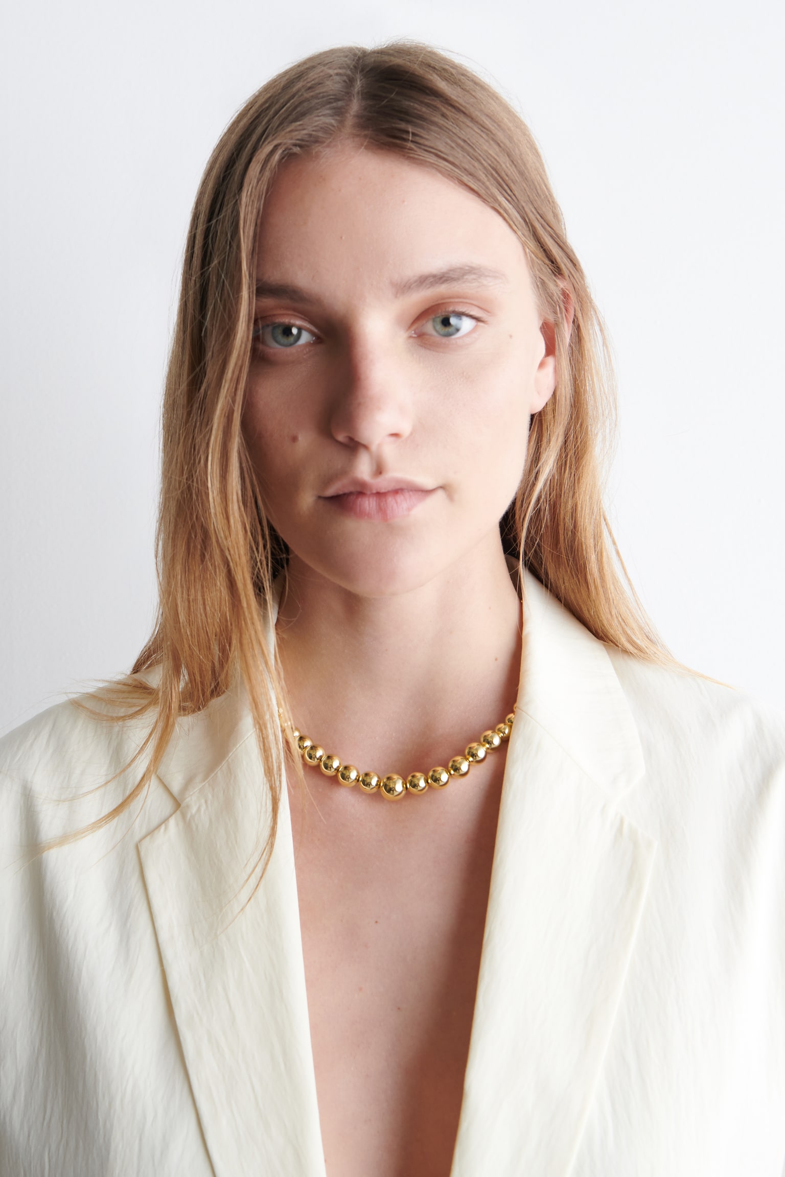 KETTE MIT ZIERPERLEN - Gold/SILBER