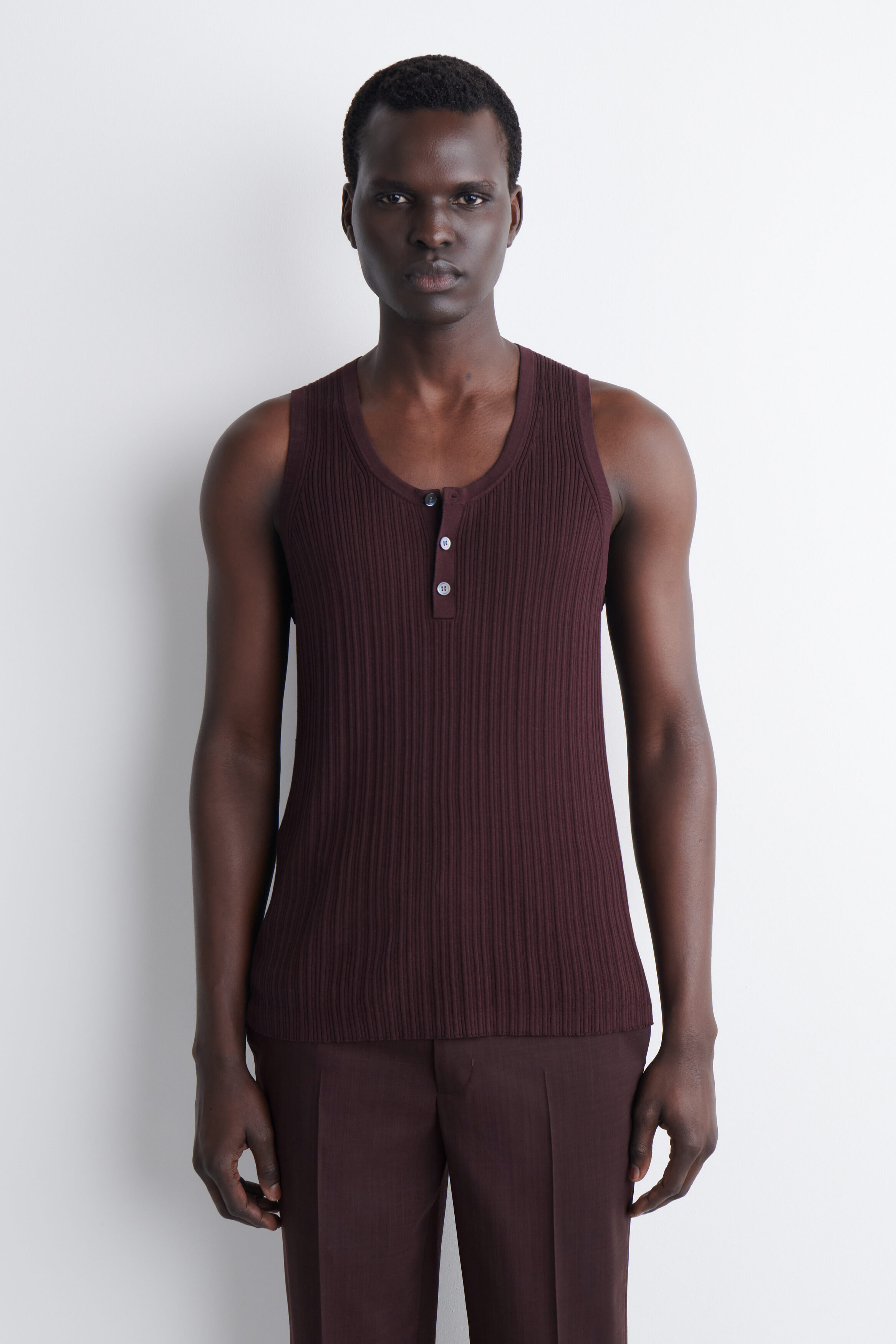 【kyon.01 】AMERI CLARA SATIN TANK TOP CLARA SATIN TANK TOP