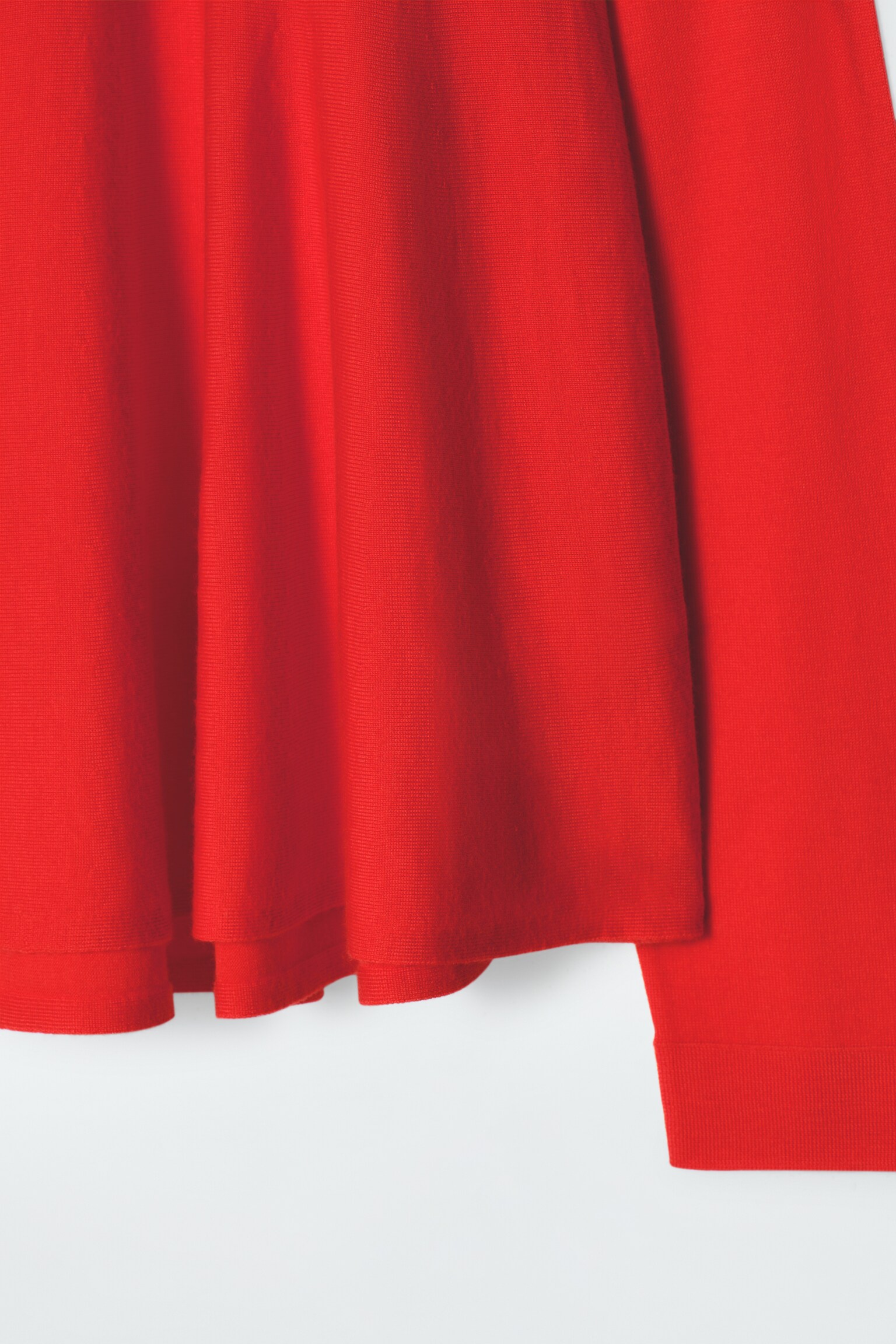 PULL TRAPÈZE EN LAINE MÉRINOS - ROUGE/BLEU MARINE - 7