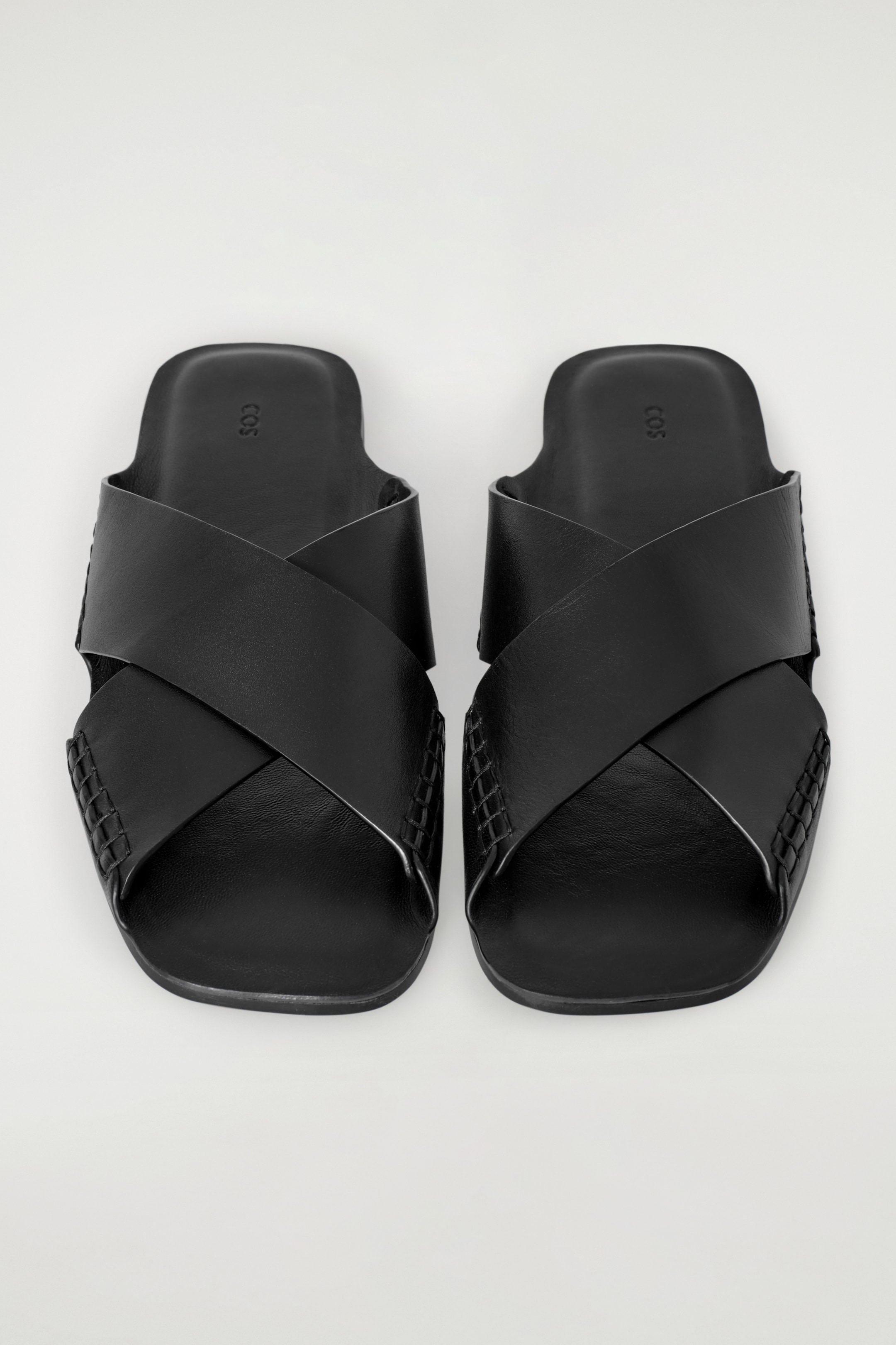 Agrandir l'image: SANDALES À BRIDES CROISÉES EN CUIR - NOIR - FEMME | H&M BE 6