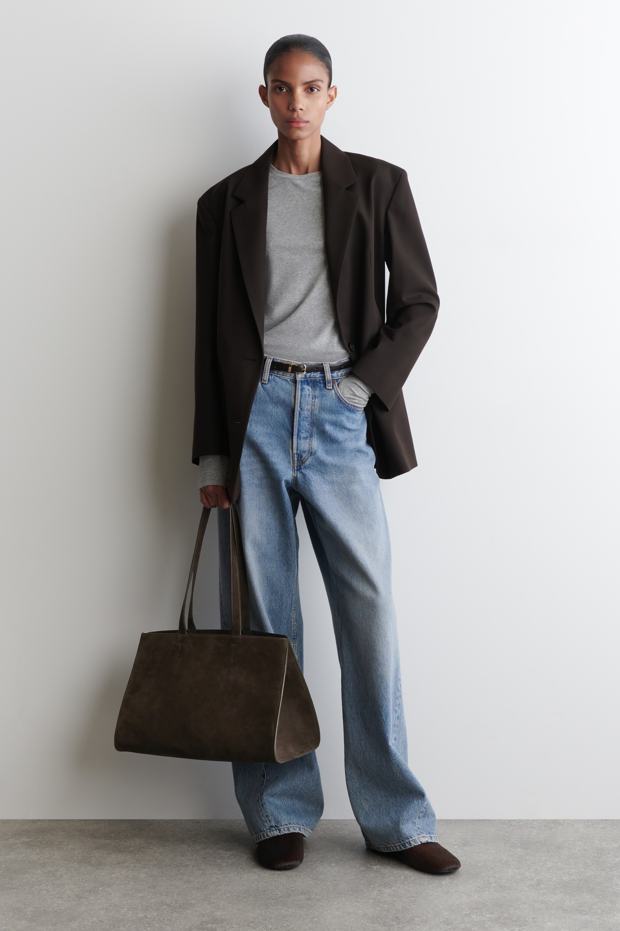 Visualizza immagine più grande: MAGLIA SLIM LEGGERA A MANICHE LUNGHE - GRIGIO MÉLANGE - DONNA | H&M IT 2