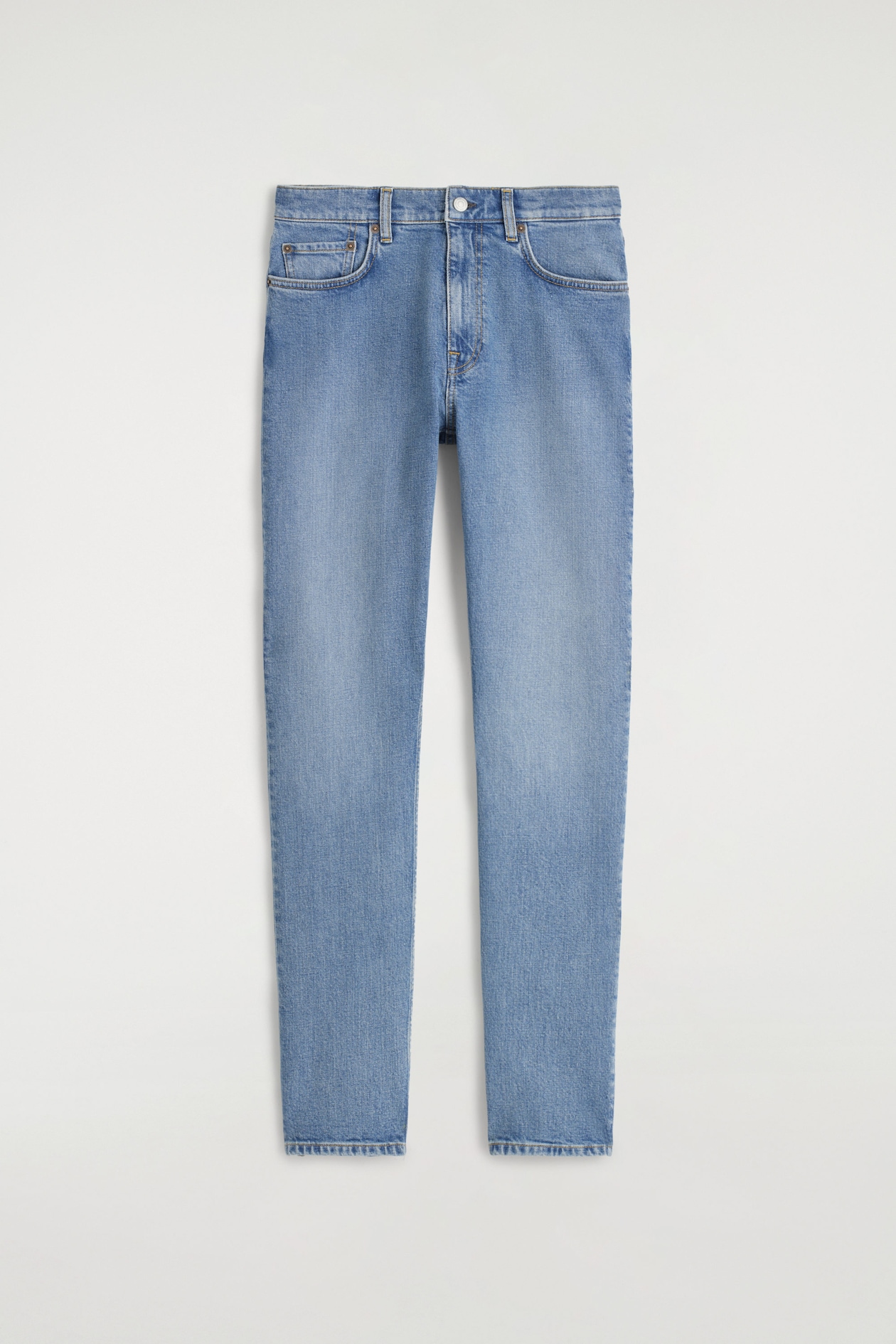 FLUTE SLIM-LEG JEANS — BLUE