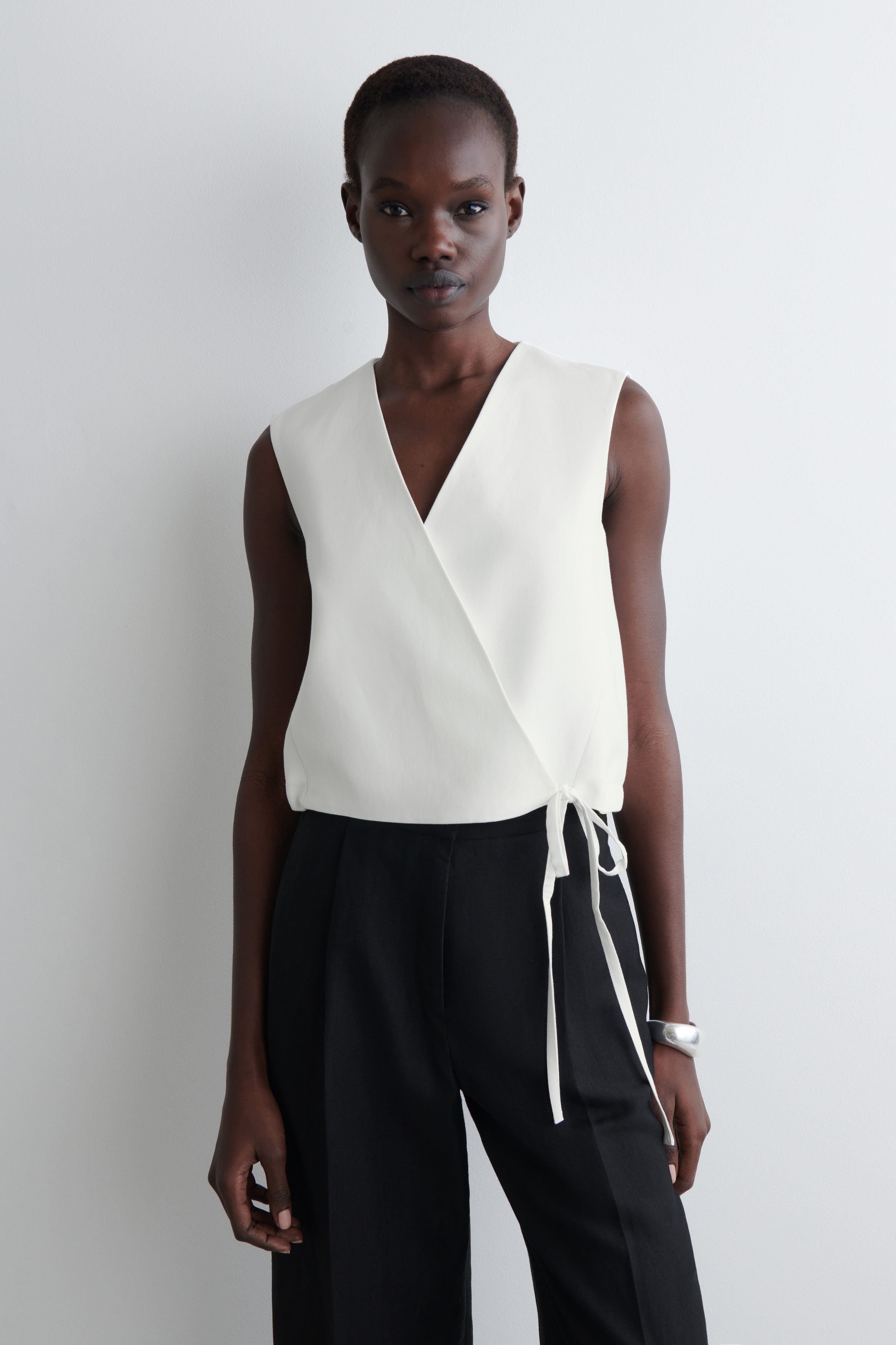 トップス chemehc RIBBON TWILL VEST RIBBON TWILL VEST (CHARCOAL) - CHEMEHC | 체메씨