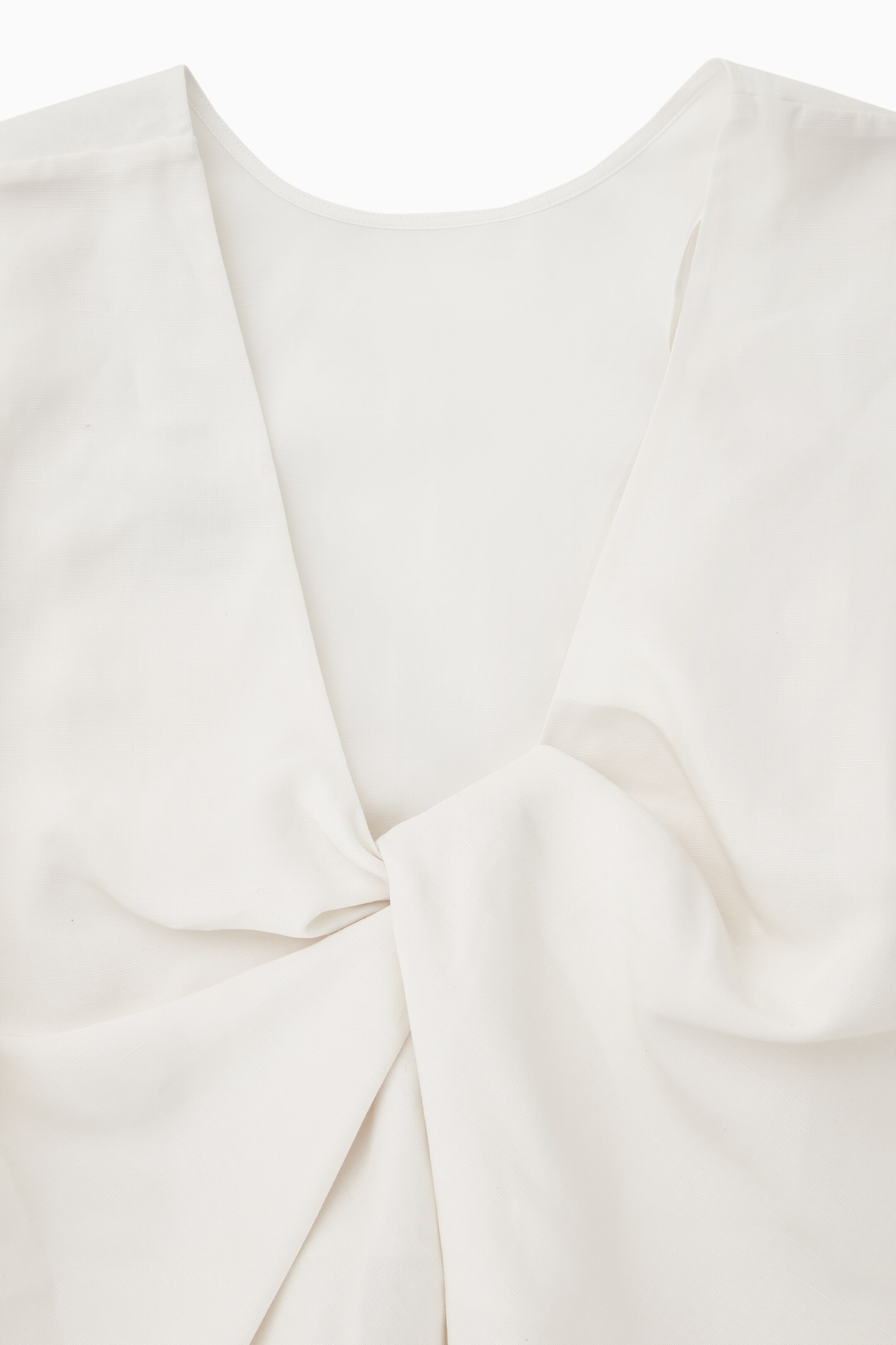 View larger image: TWIST-BACK SLEEVELESS TOP - WHITE - Ladies | H&M GB 2