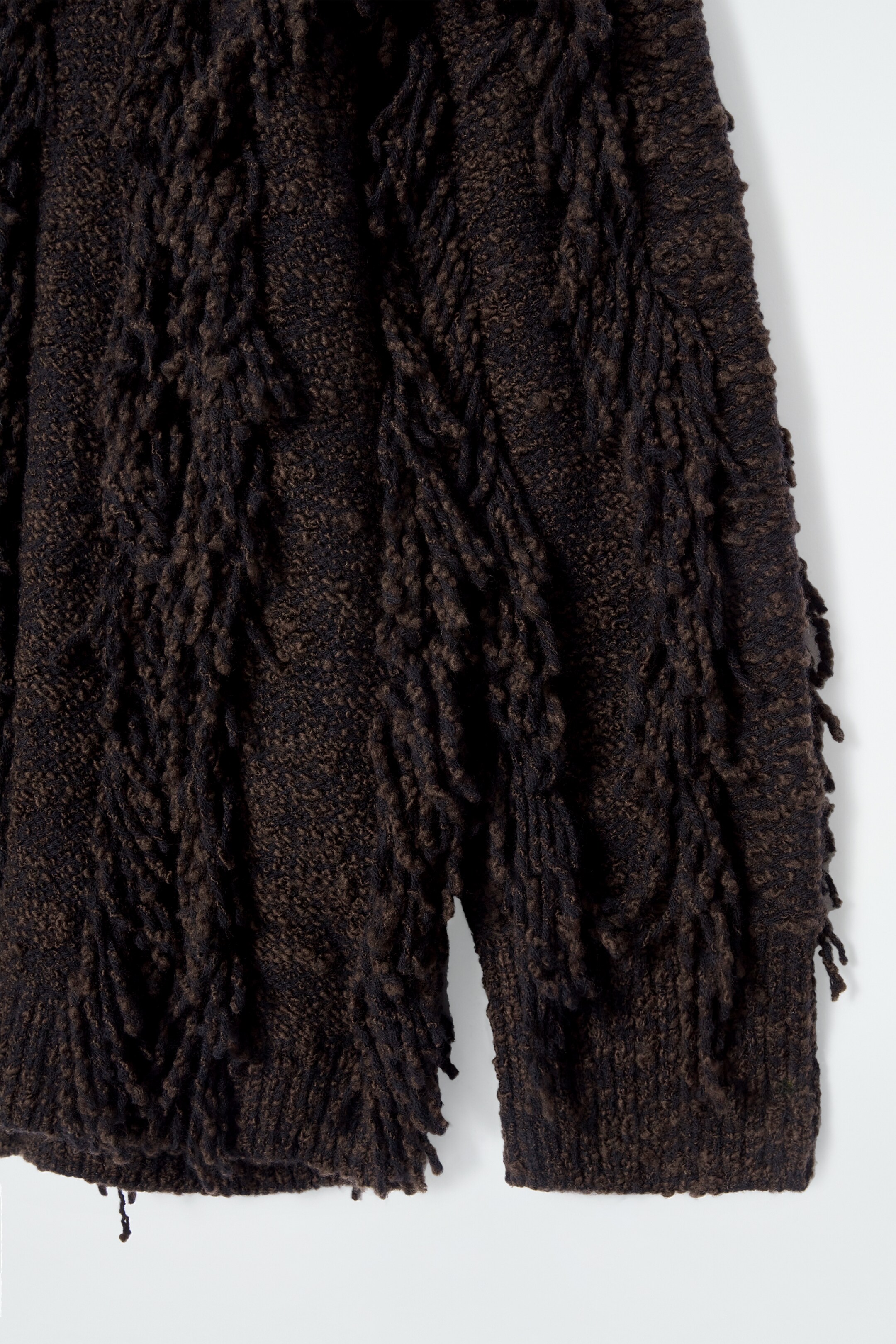 View larger image: FRINGED WOOL JUMPER - BROWN / BLACK - Ladies | H&M GB 2