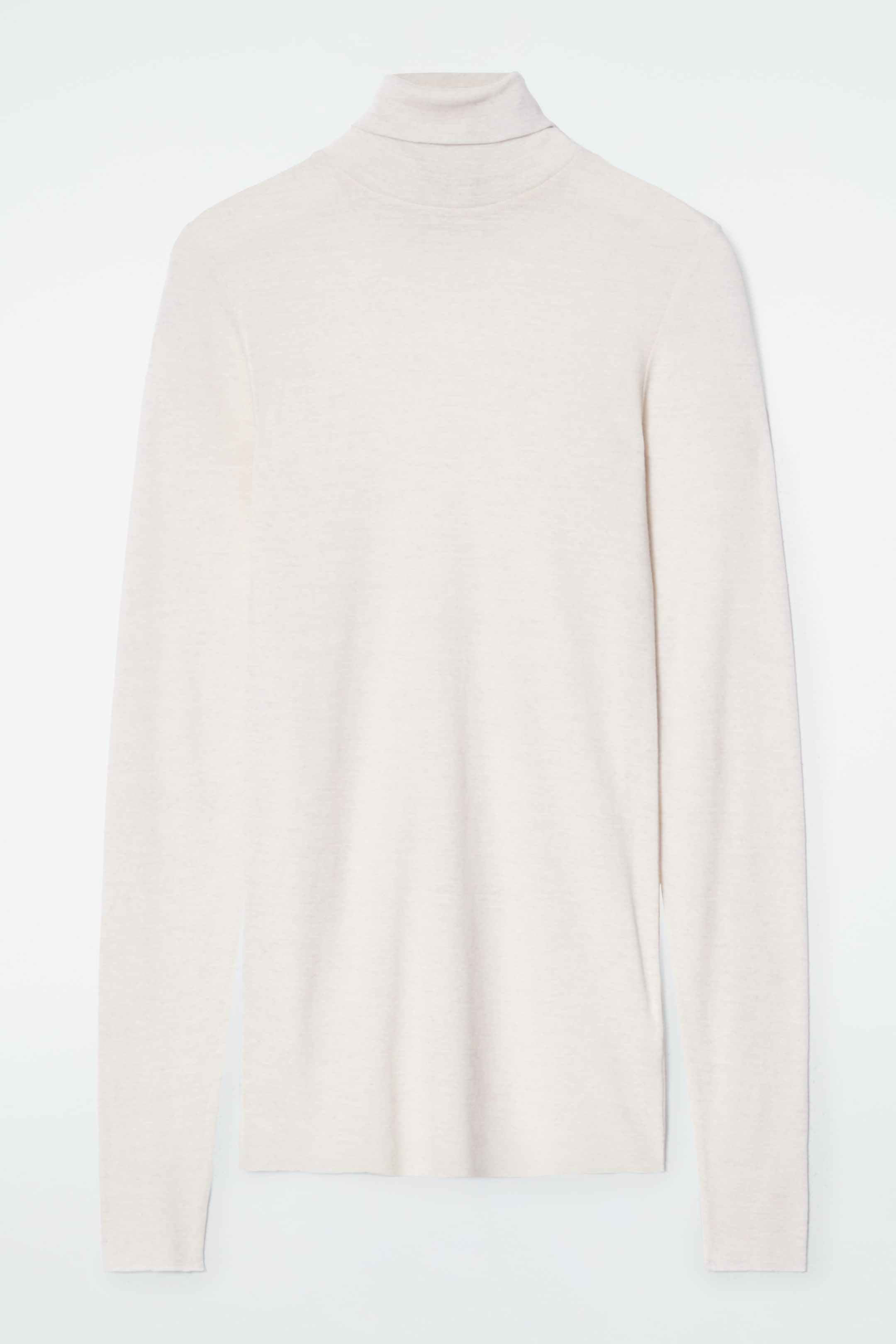 Visa större bild: POLOTRÖJA I MERINOULL - WHITE - DAM | H&M FI 1
