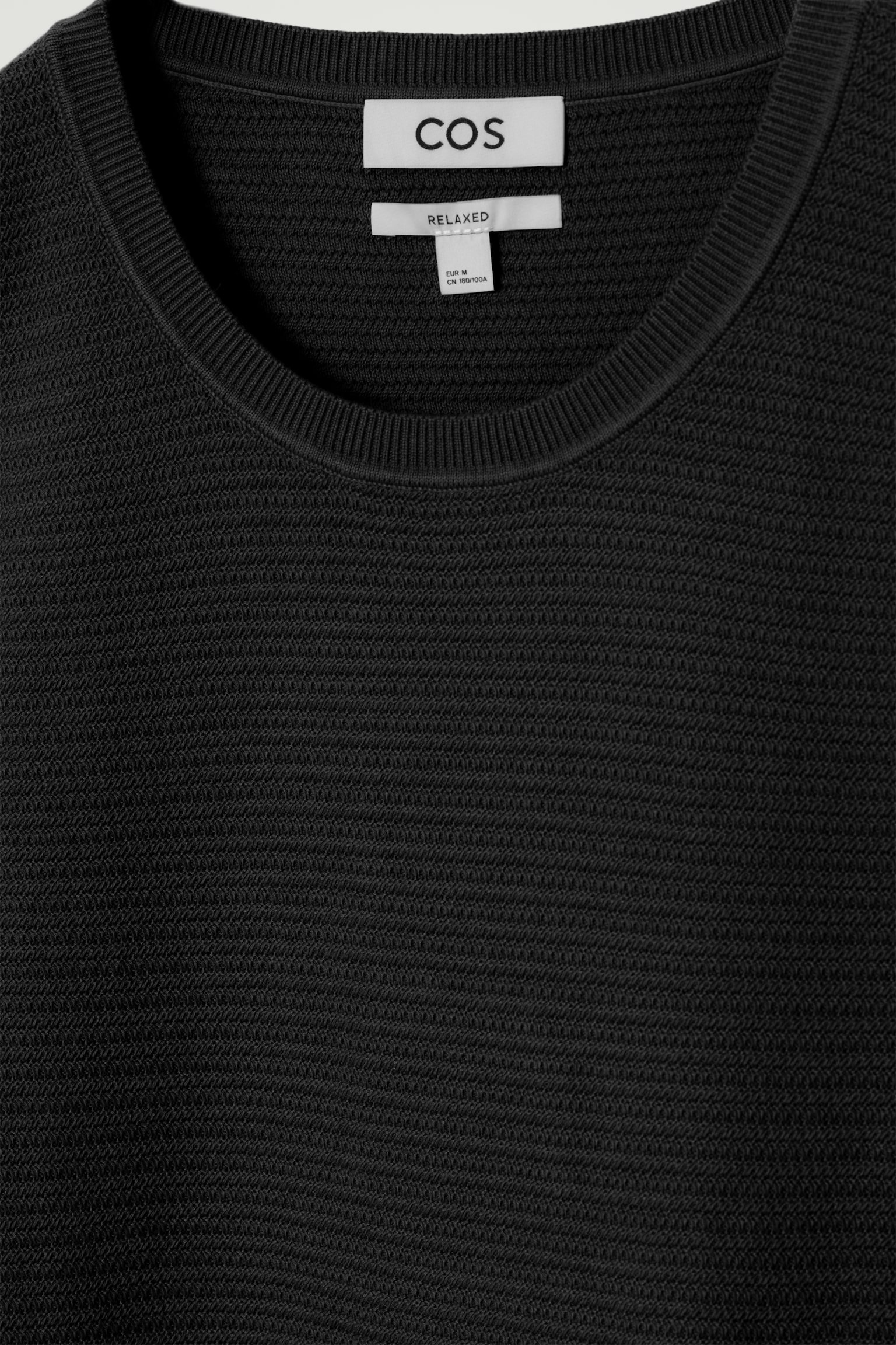 CANOTTA IN MAGLIA DI COTONE CON TEXTURE - NERO/BLU/BLU NAVY/BIANCO SPORCO - 3