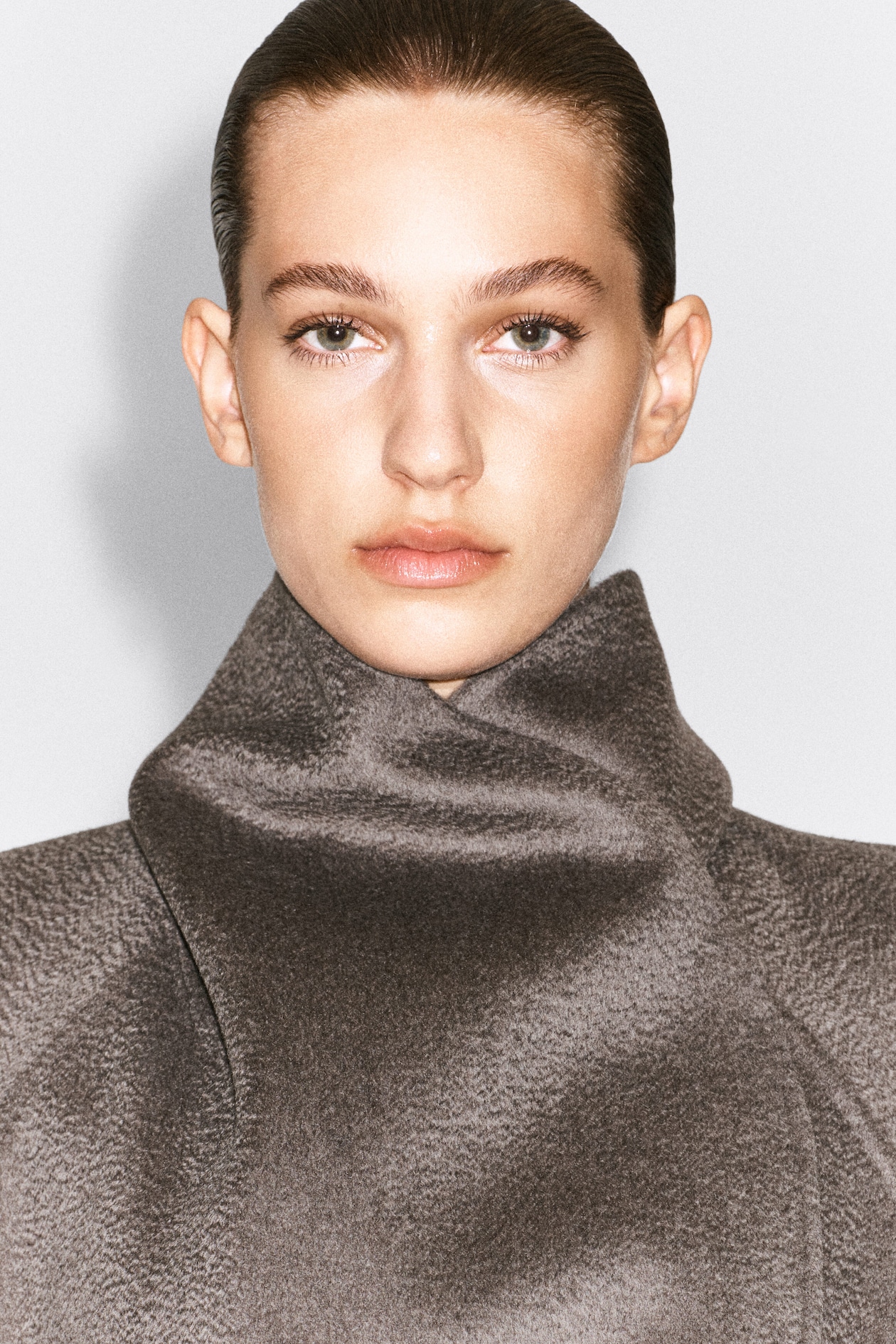 DOUBLE-FACED CASHMERE BOMBER JACKET — STONE