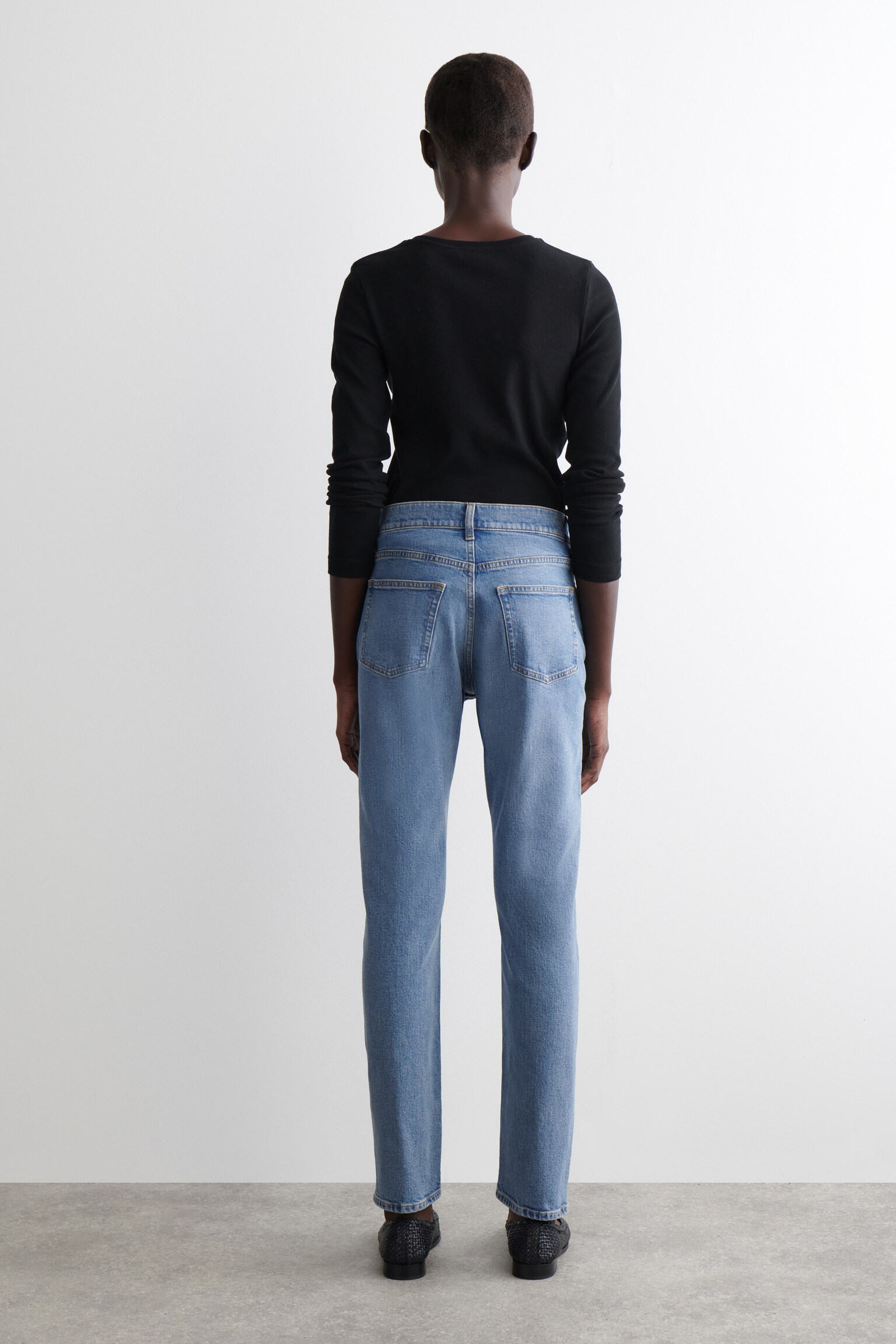 JEAN SLIM FLUTE - BLEU/BLEU FONCÉ - 3