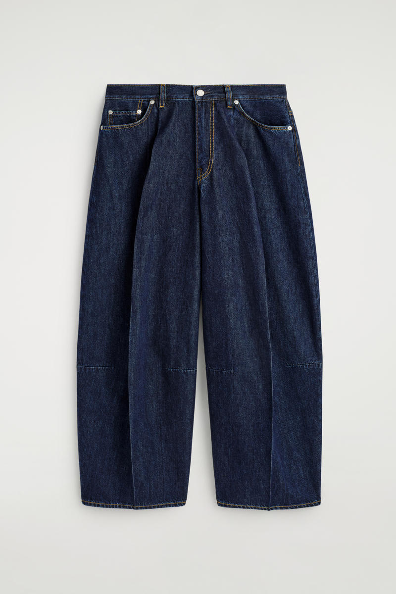Twine Barrel-Leg Jeans