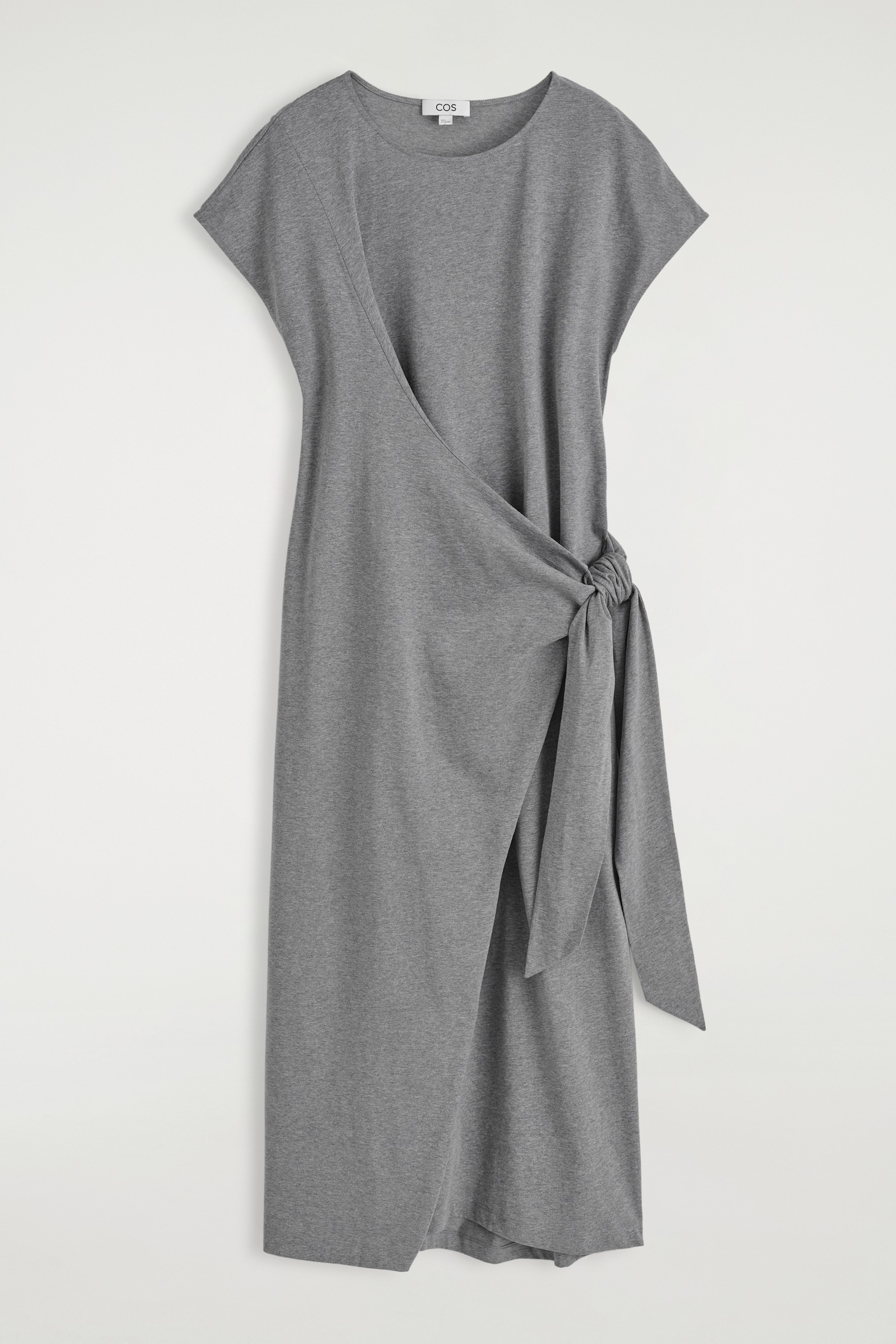 ROCHIE TRICOU CU ÎNFĂȘURARE - GRI/ROŞU - 2