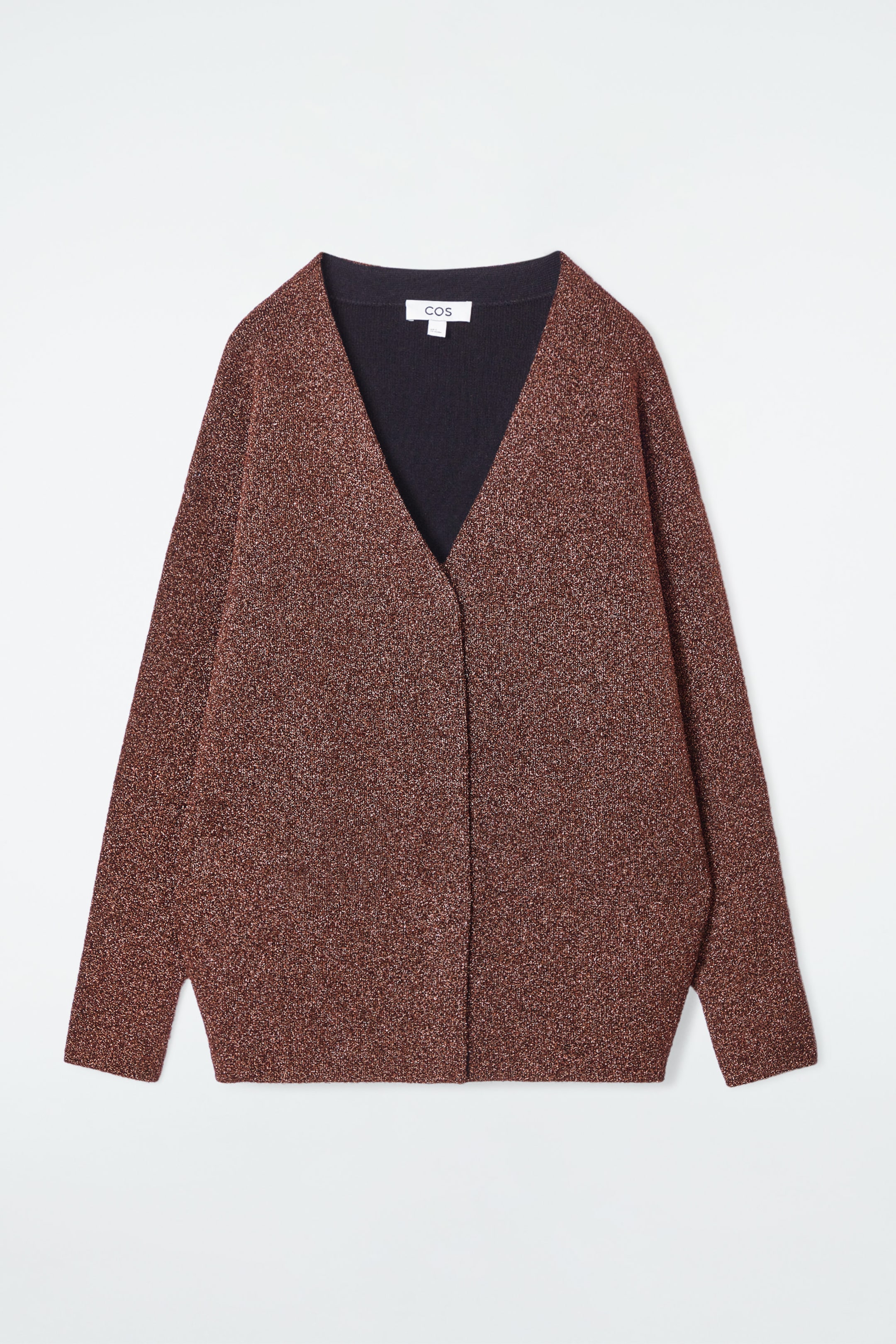 SPARKLY MERINO WOOL CARDIGAN 