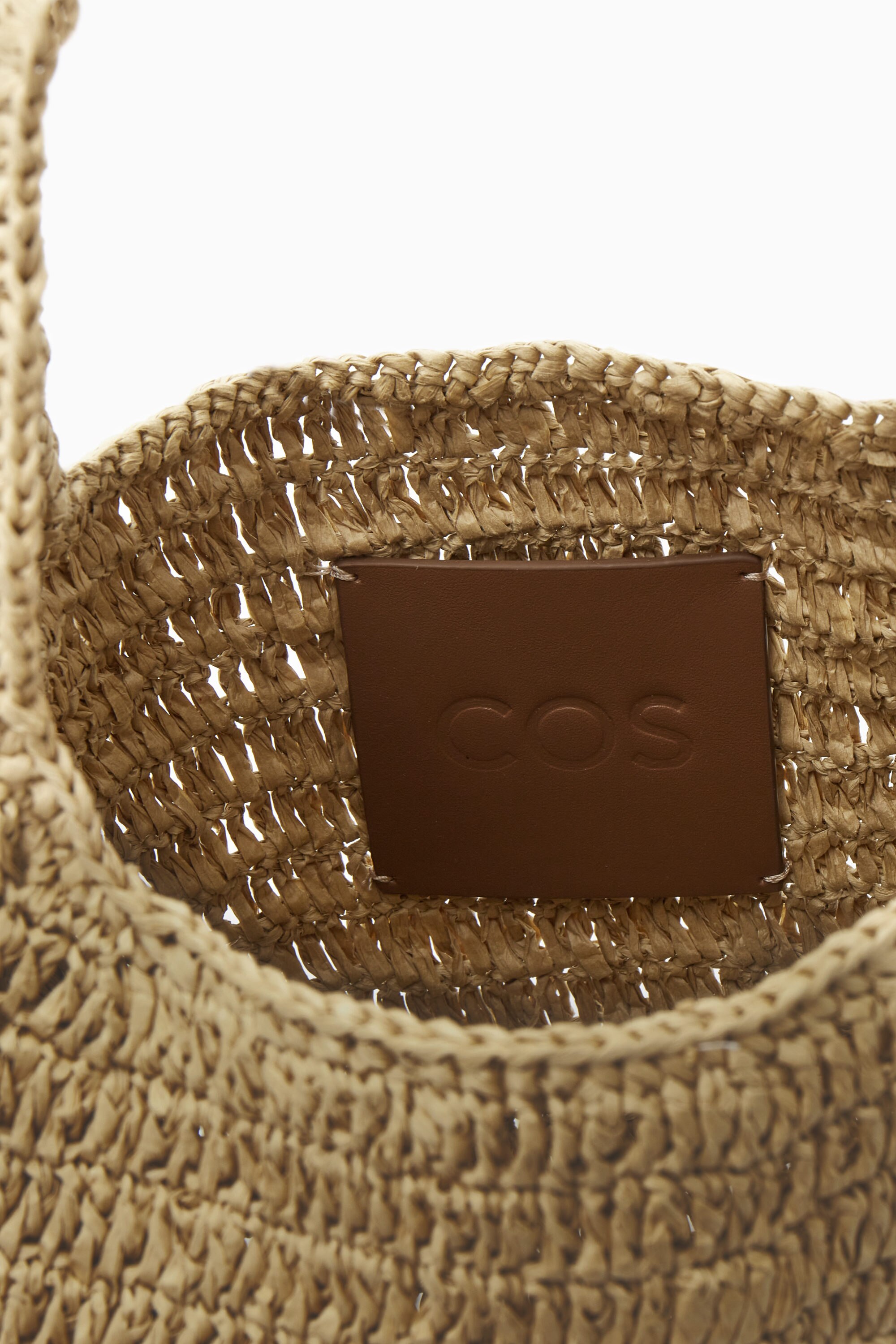 MINI SHOULDER BAG - RAFFIA - BEIGE | COS