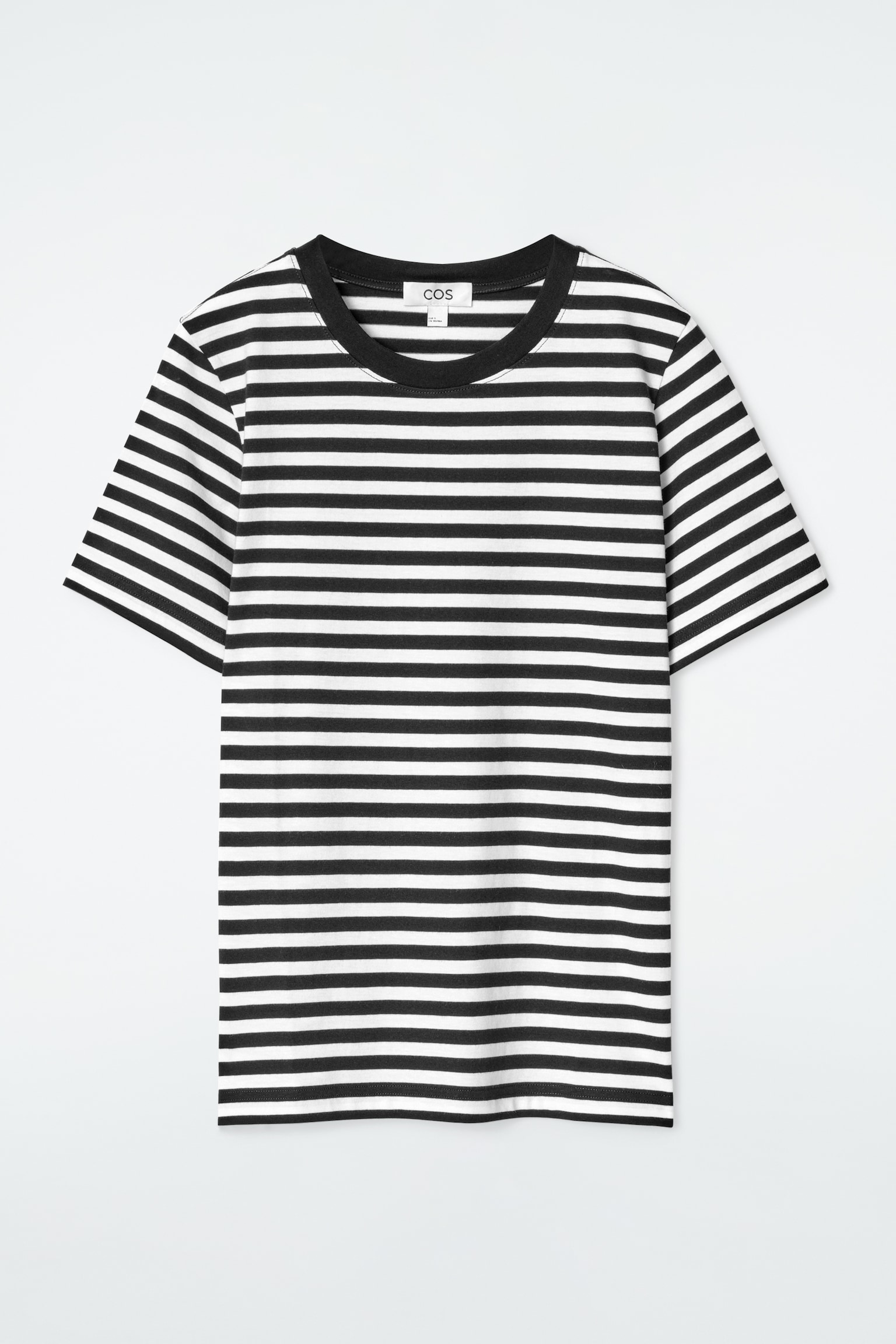 24/7 REGULAR T-SHIRT - BLACK / WHITE / STRIPED/White/Black - 2