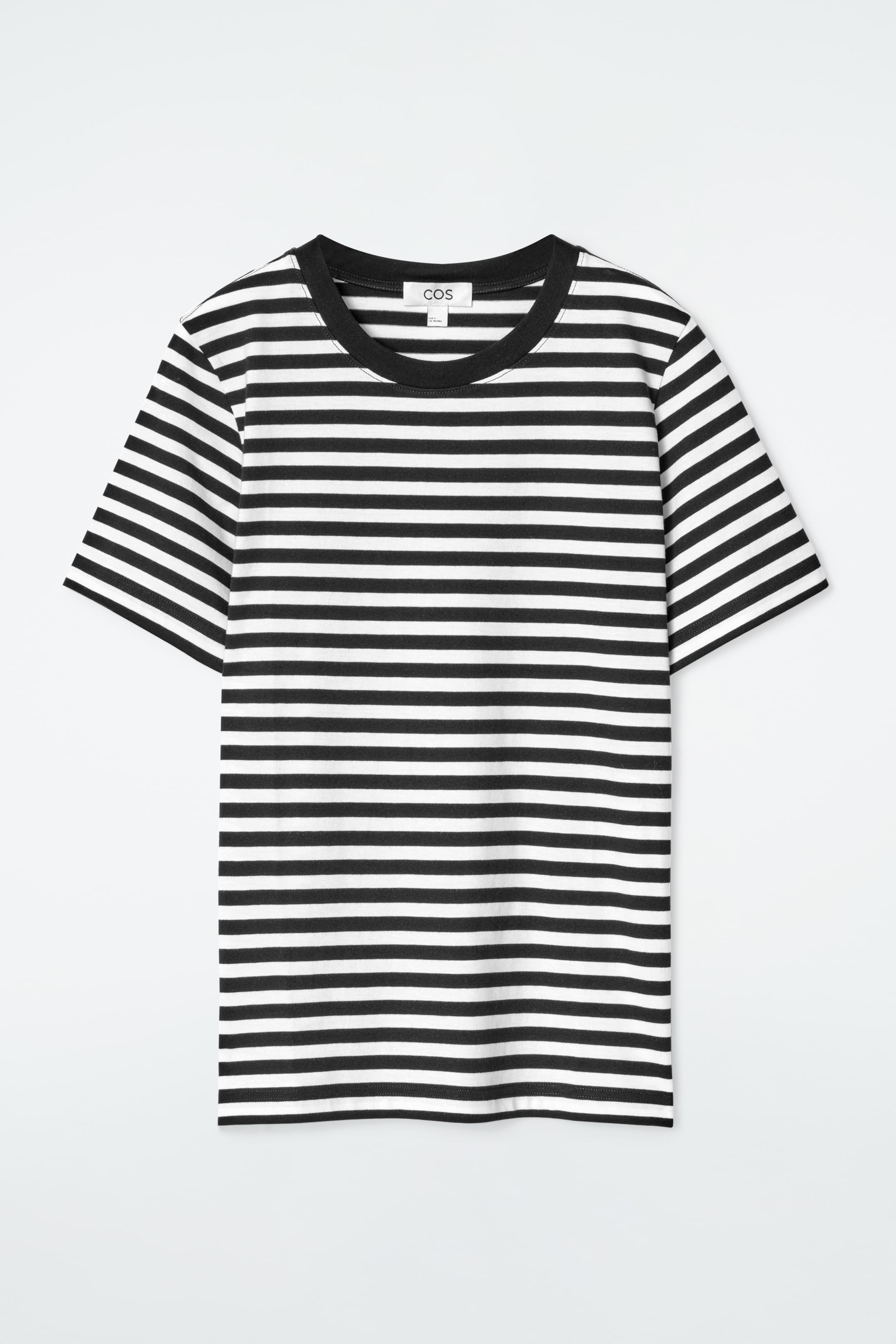 Zobacz większy obraz: T-SHIRT 24/7 – REGULAR FIT - CZARNY / BIAŁY / W PASKI - ONA | H&M PL 5