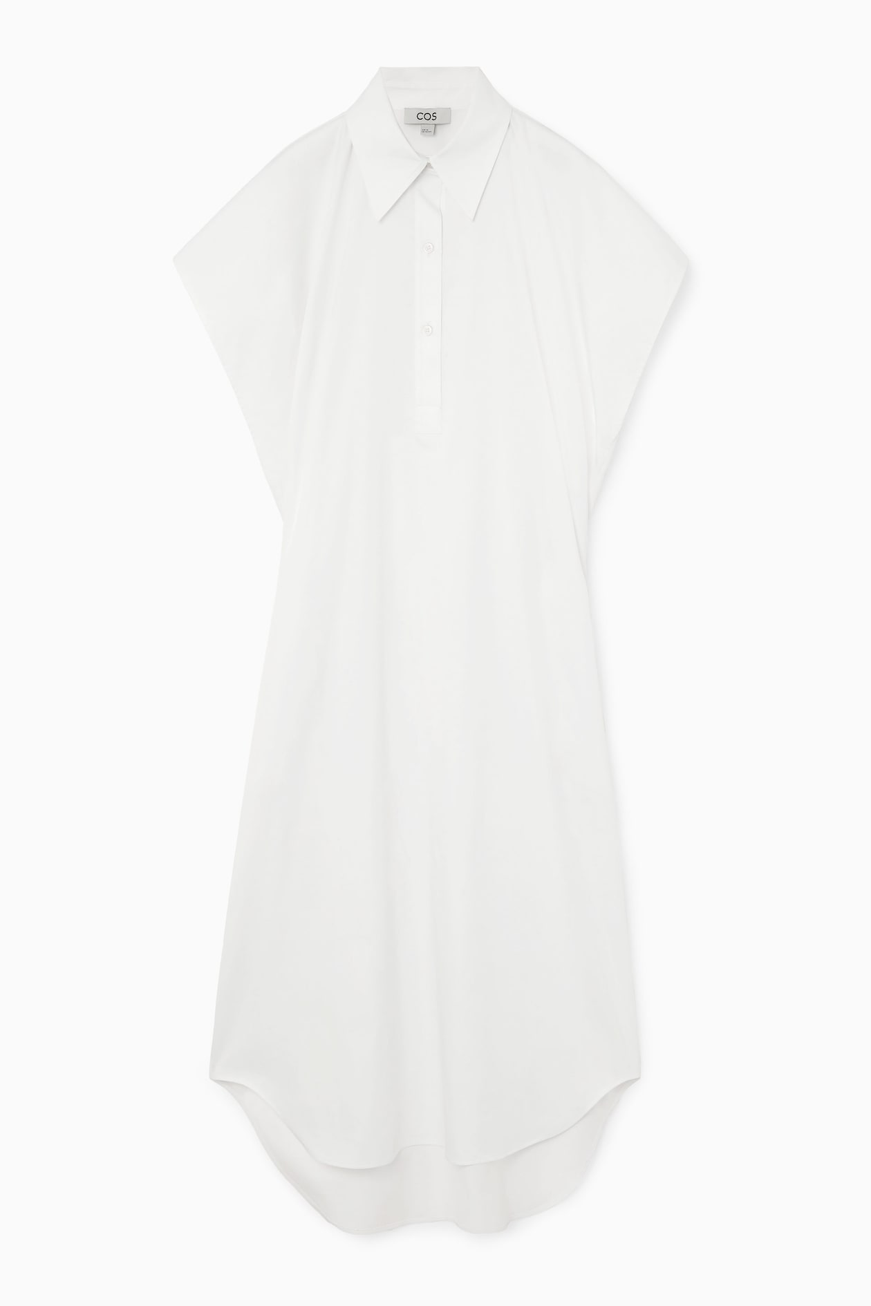 OVERSIZED MIDI SHIRT DRESS