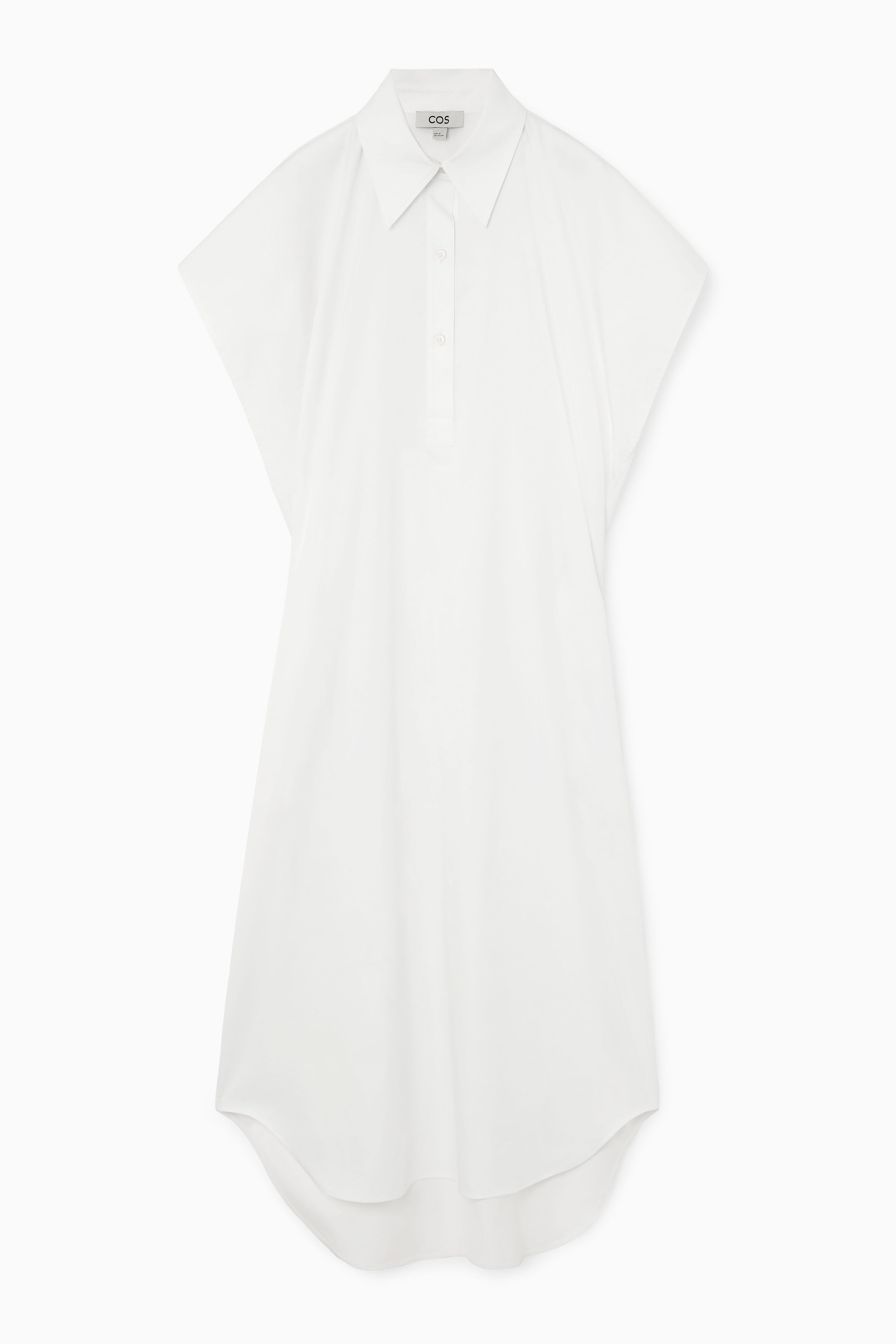 OVERSIZED MIDI SHIRT DRESS
