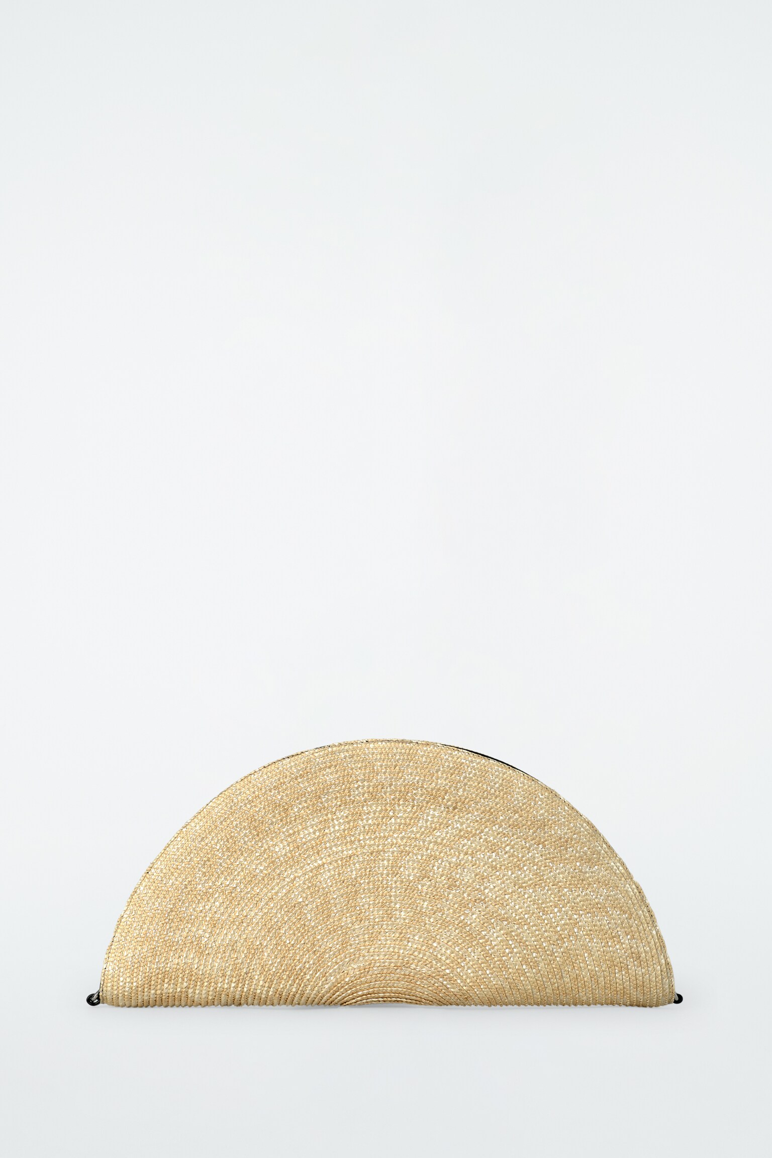 POCHETTE SOLEIL IN PAGLIA - BEIGE - 6