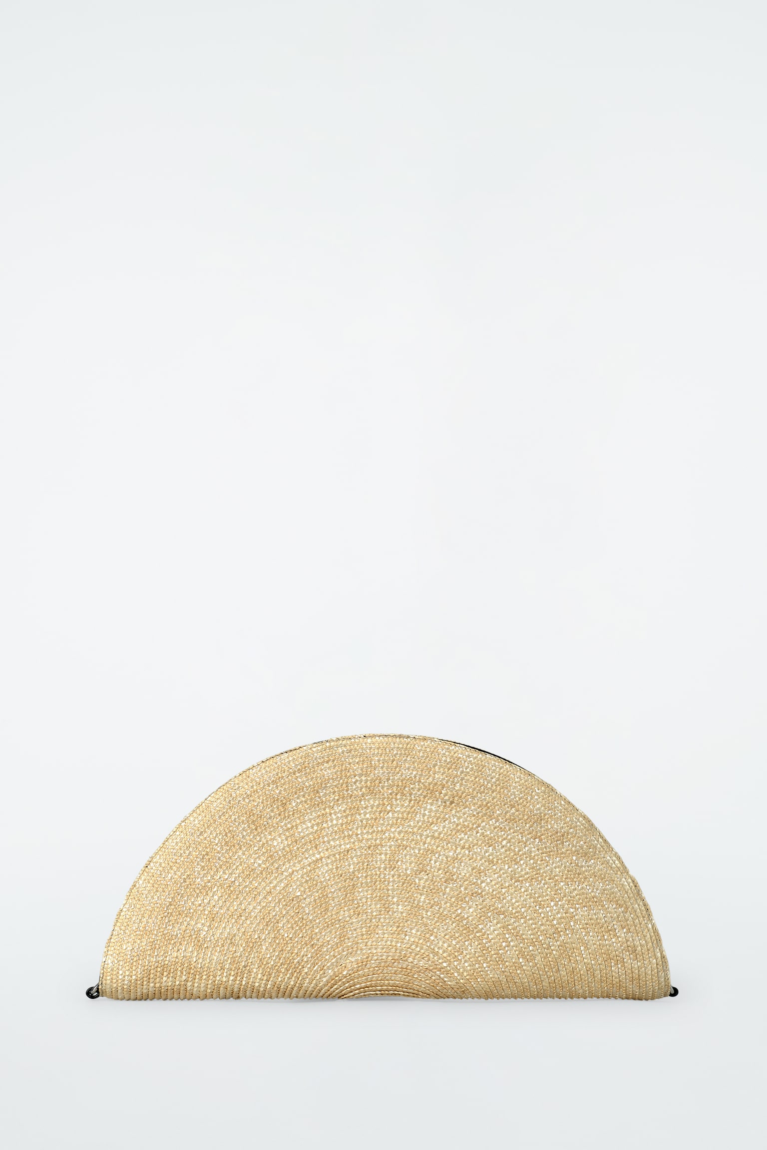 POCHETTE SOLEIL IN PAGLIA - BEIGE - 3