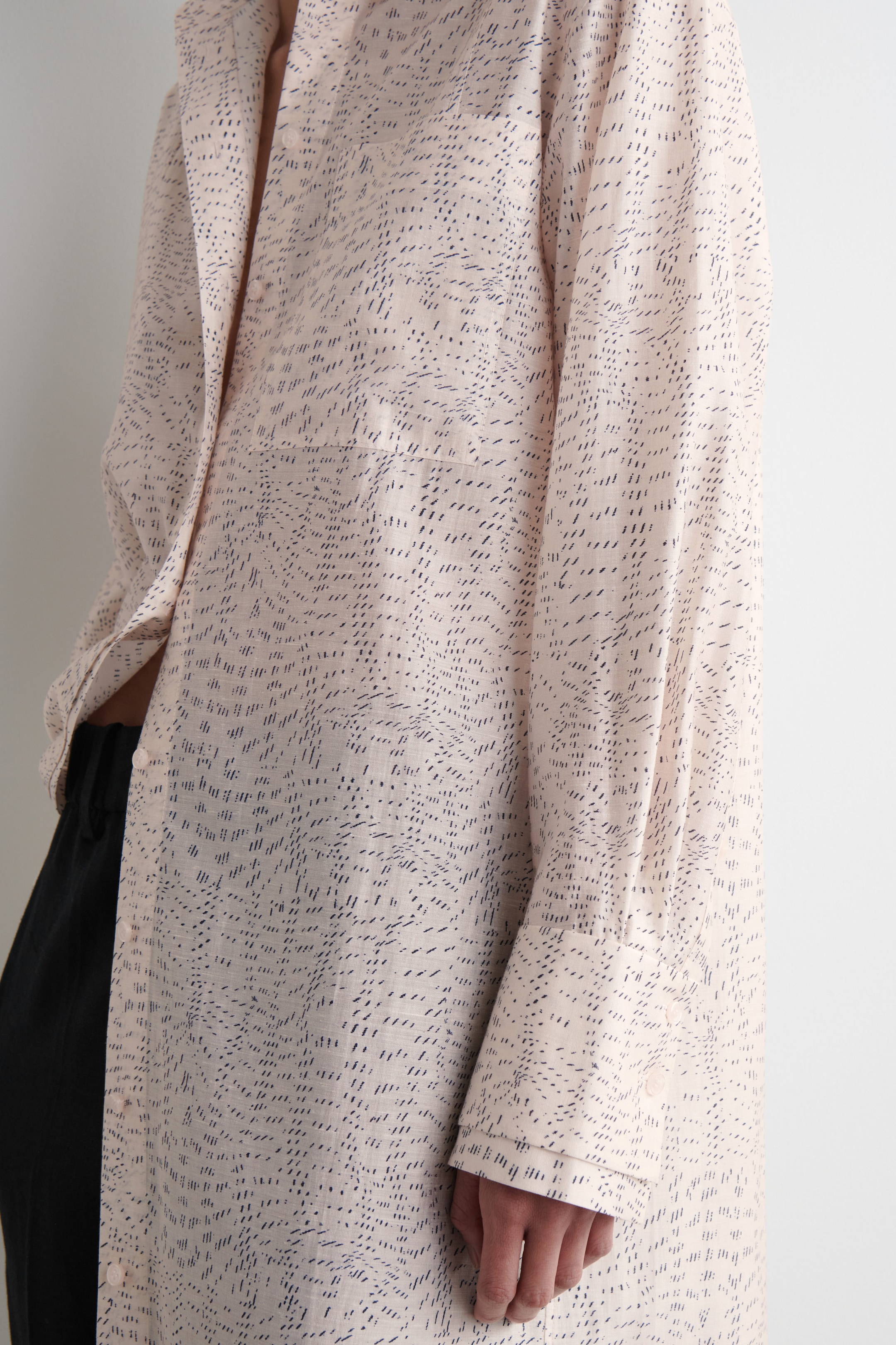 VESTIDO CAMISERO FLUIDO ESTAMPADO