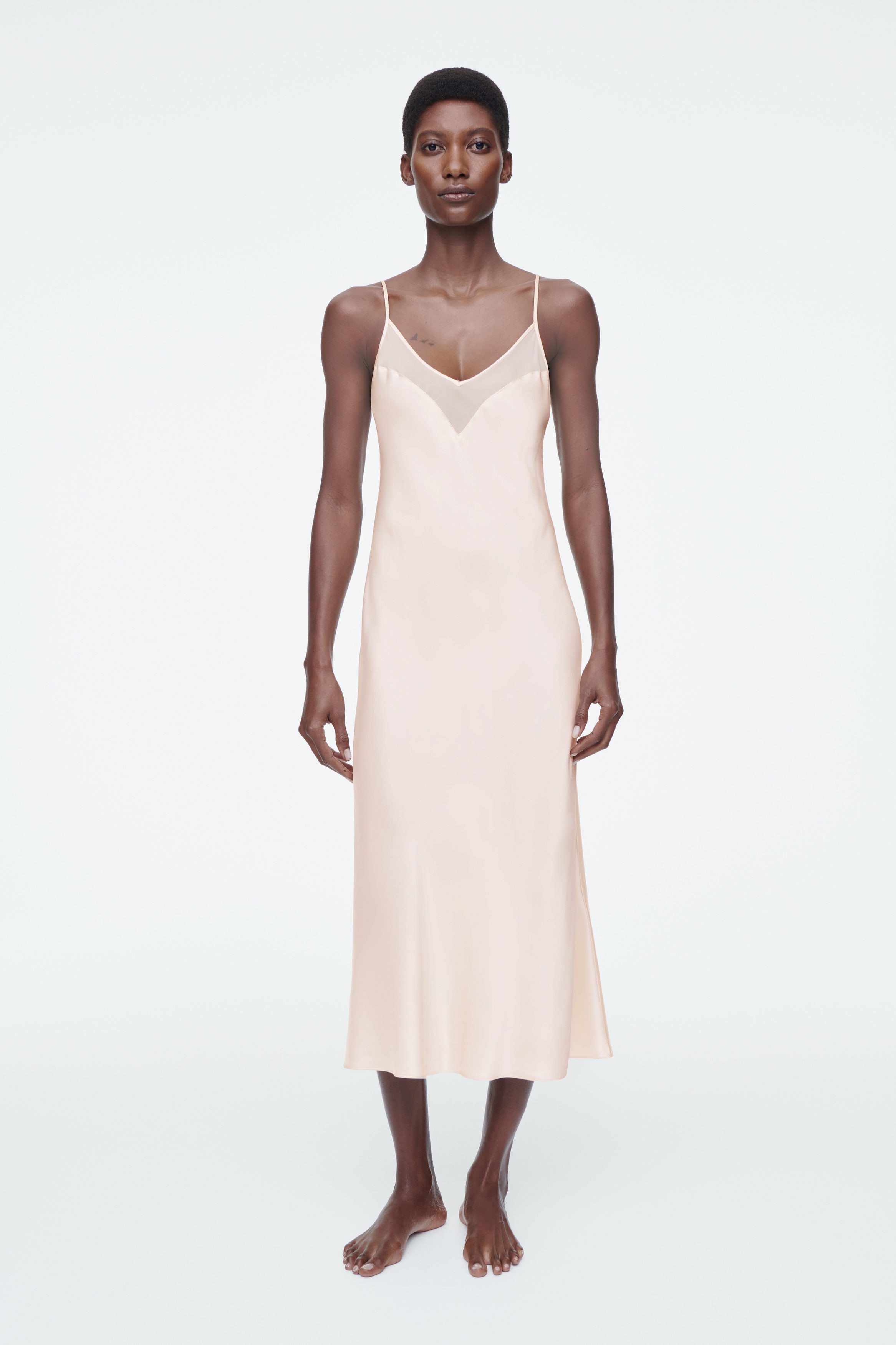 【FETICO】 SHEER COMBINED SLIP DRESS Dress – FETICO Official Online Shop