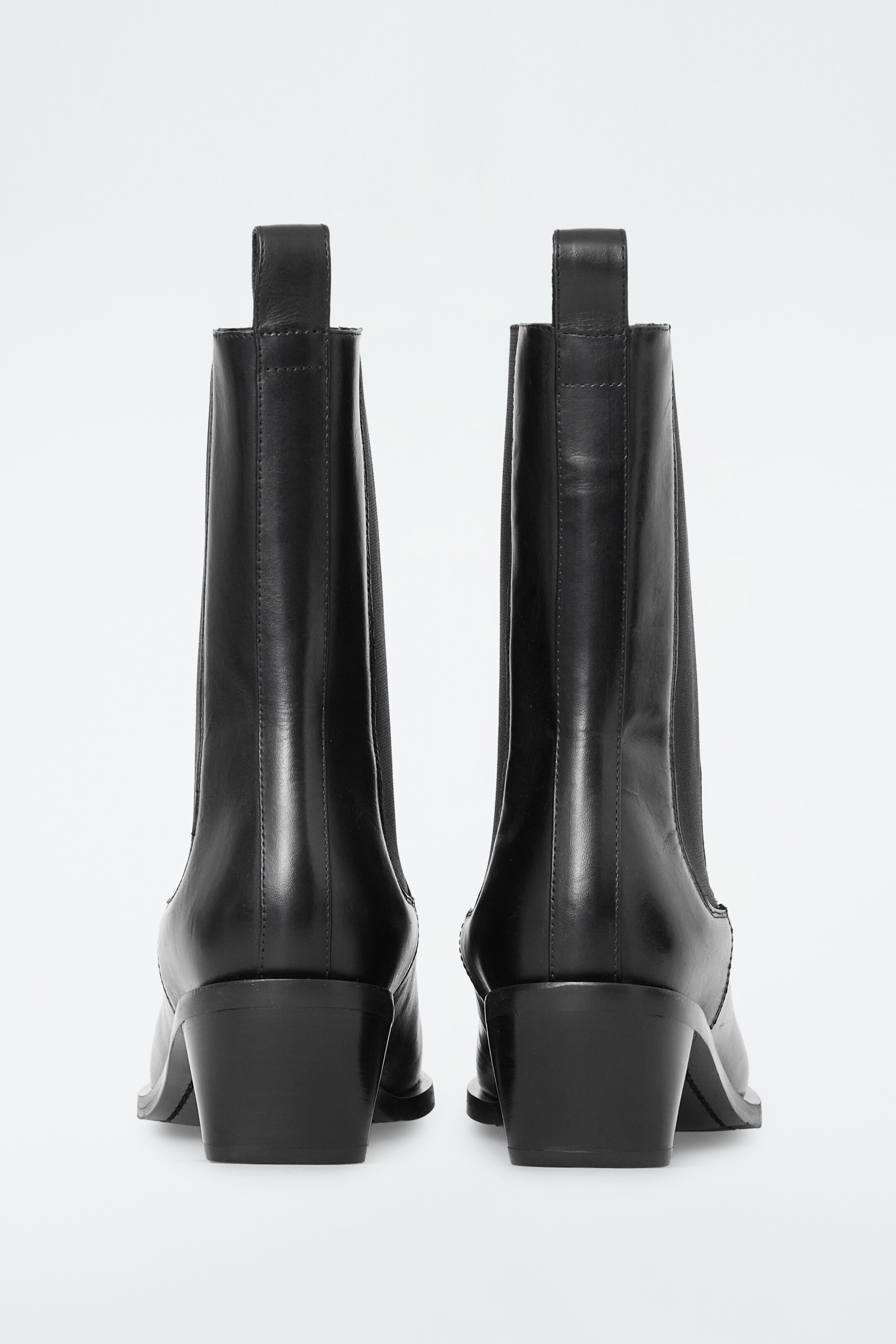Grösseres Bild ansehen: CHELSEA-BOOTS AUS LEDER - SCHWARZ - DAMEN | H&M CH 3