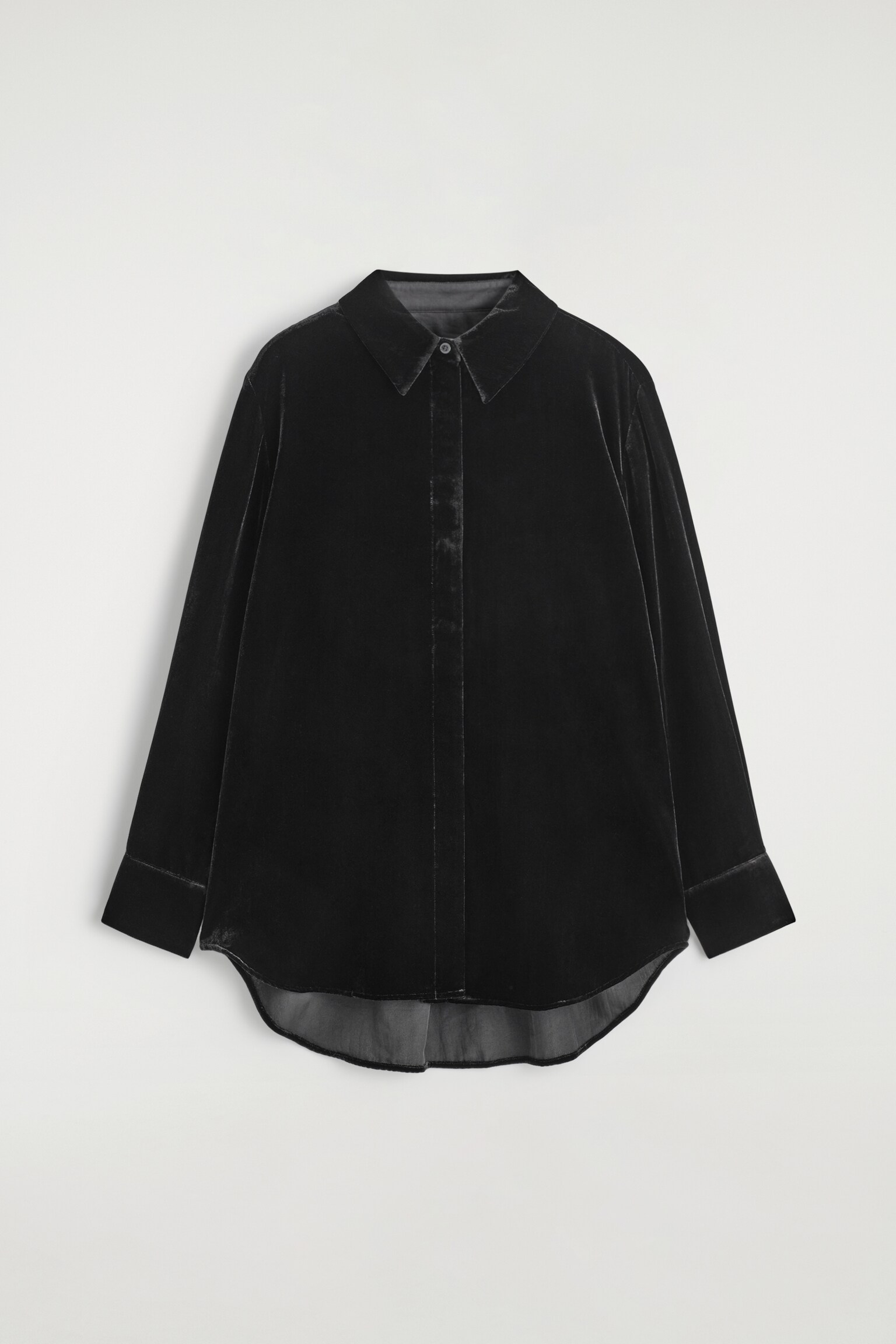 CHEMISE EN VELOURS - NOIR/BRUN - 2