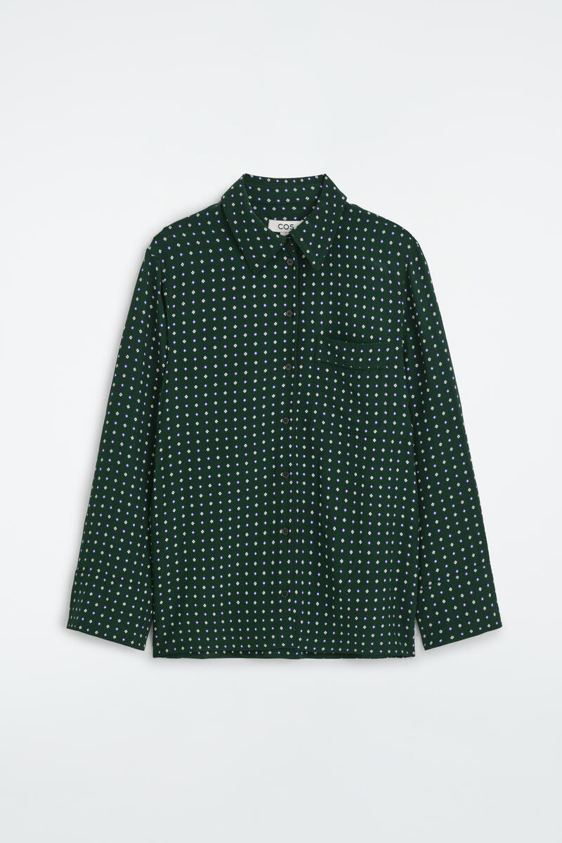 Geometric-Print Shirt