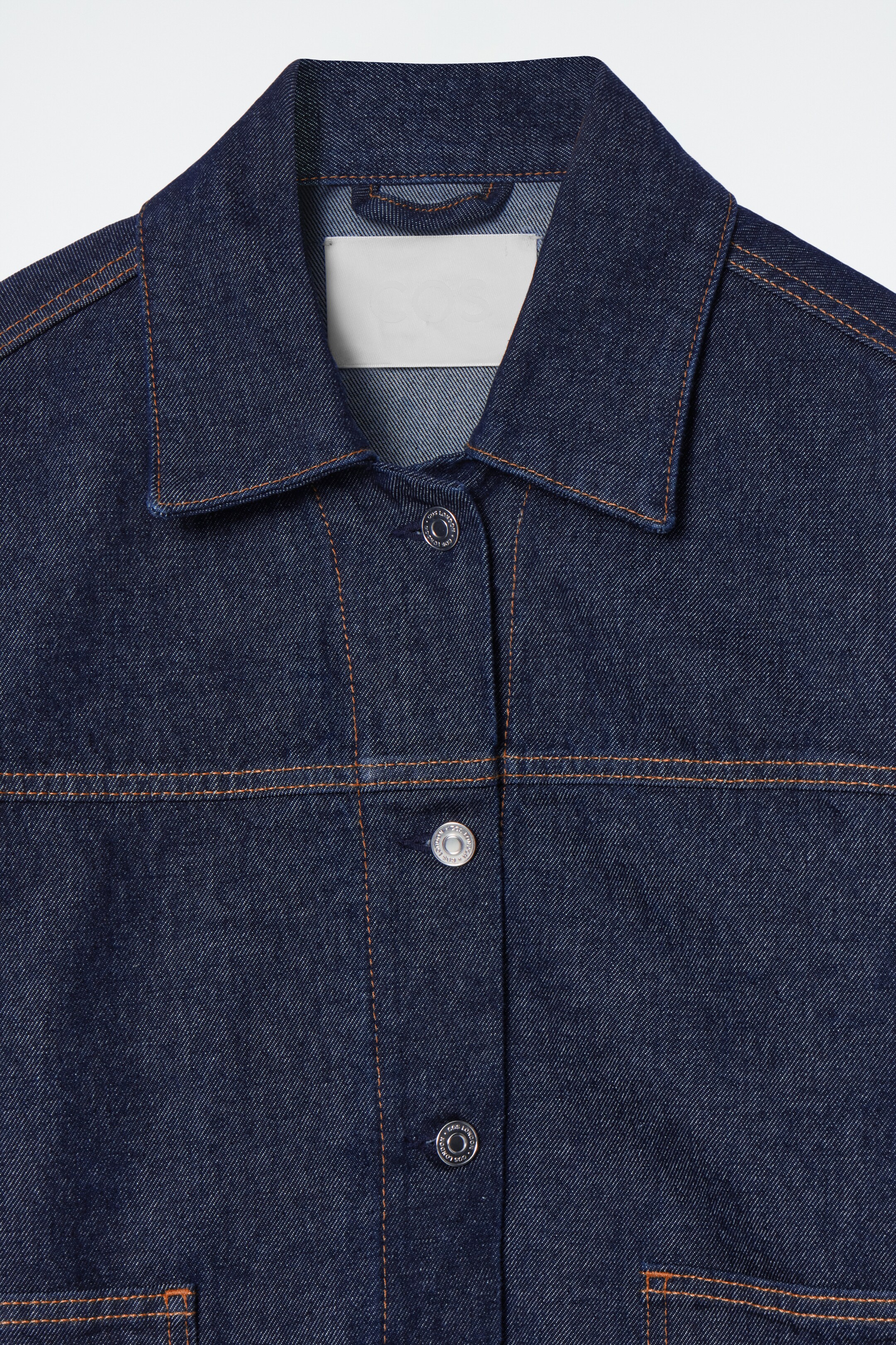 View larger image: RAW DENIM JACKET - INDIGO - Ladies | H&M GB 3