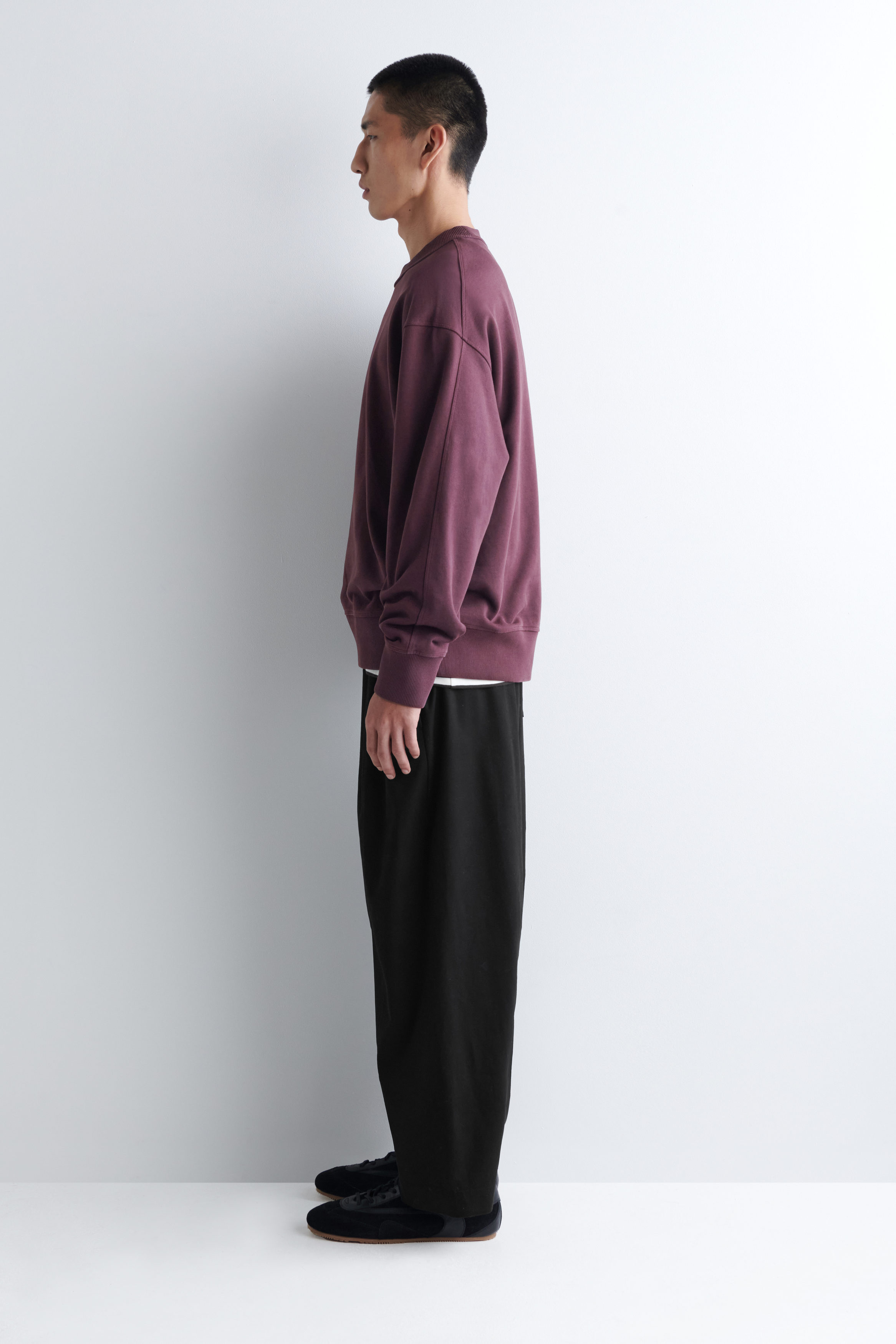 RELAXED WASHED-COTTON SWEATSHIRT - thumbnail 3