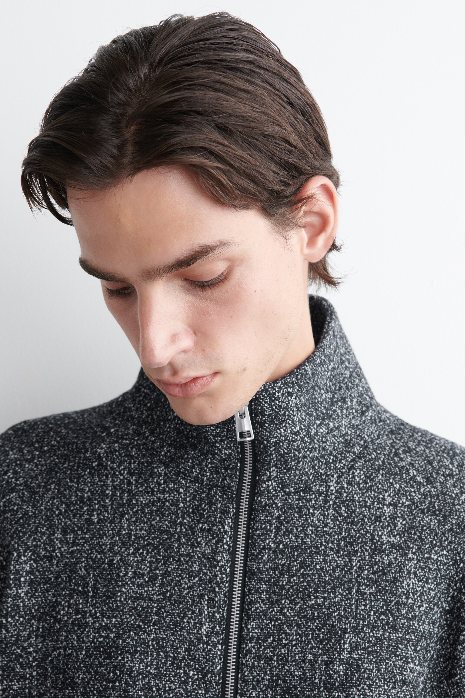 CHAQUETA DEPORTIVA DE TWEED - NEGRO - 5