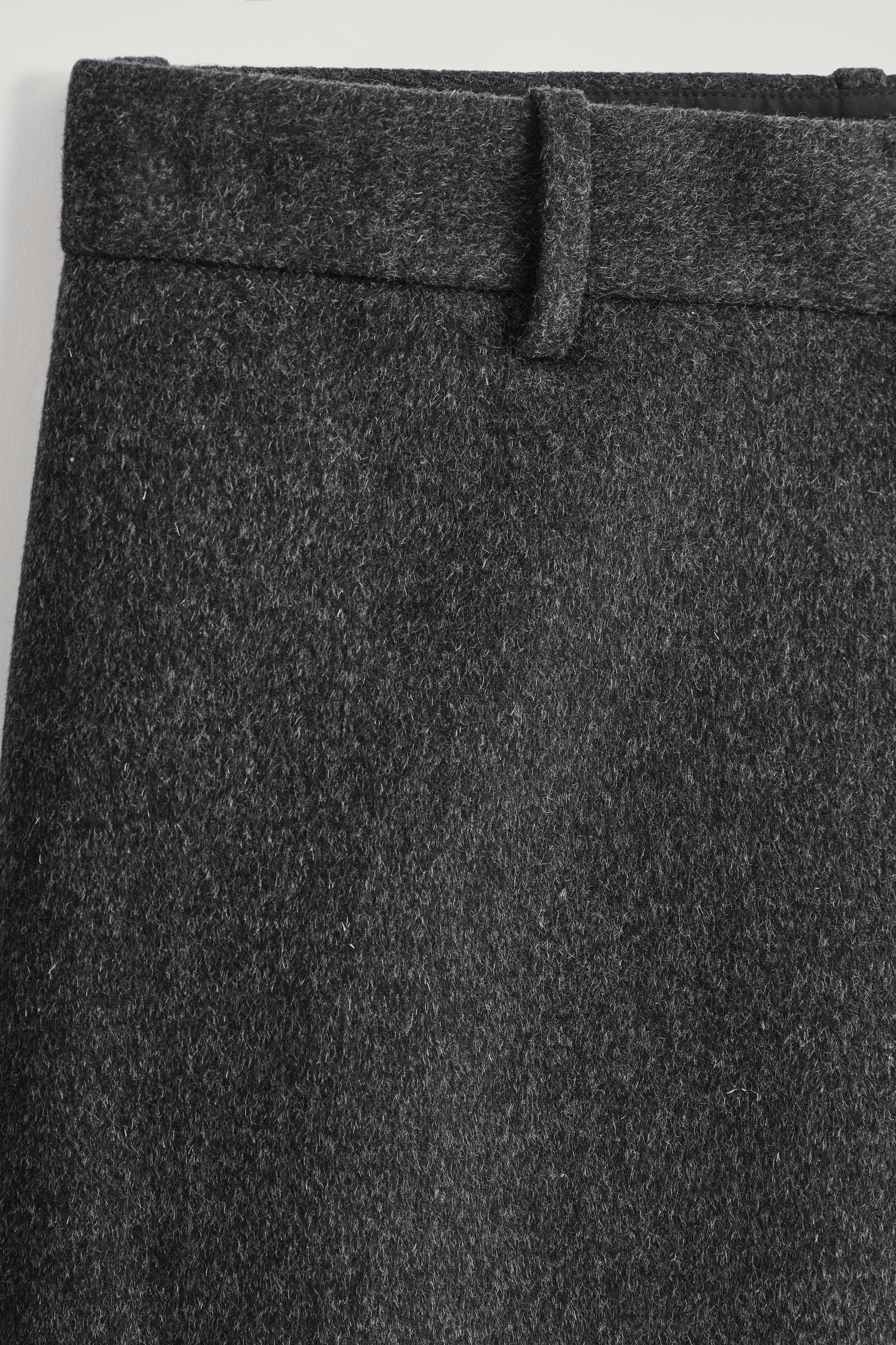 Zobrazit větší obrázek: SPLIT WOOL WIDE-LEG TROUSERS - ANTRACITOVÁ - MUŽI | H&M CZ 7