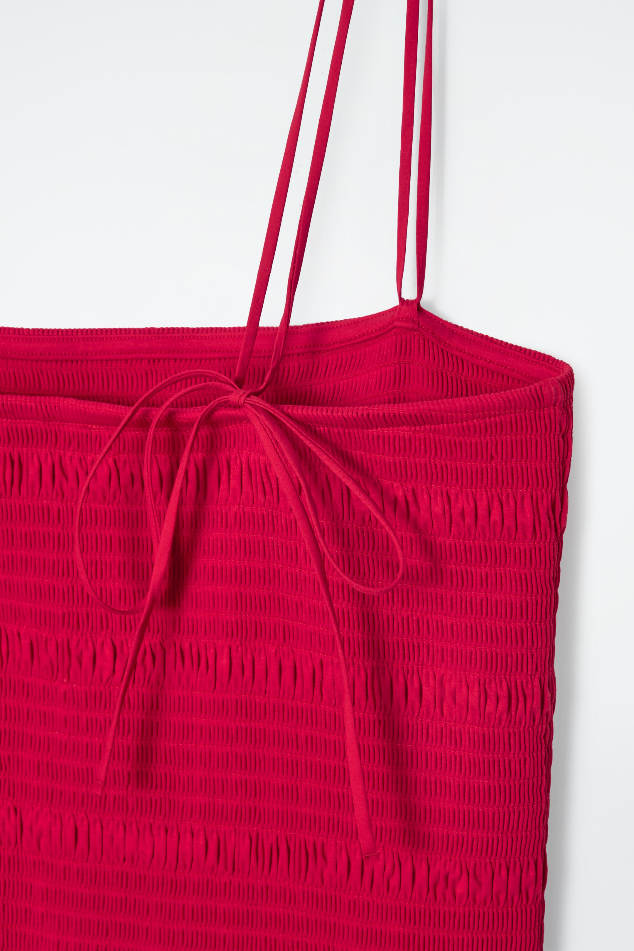 Ingrandisci l'immagine: SHIRRED MIDI DRESS - RED - DONNA | H&M CH 2