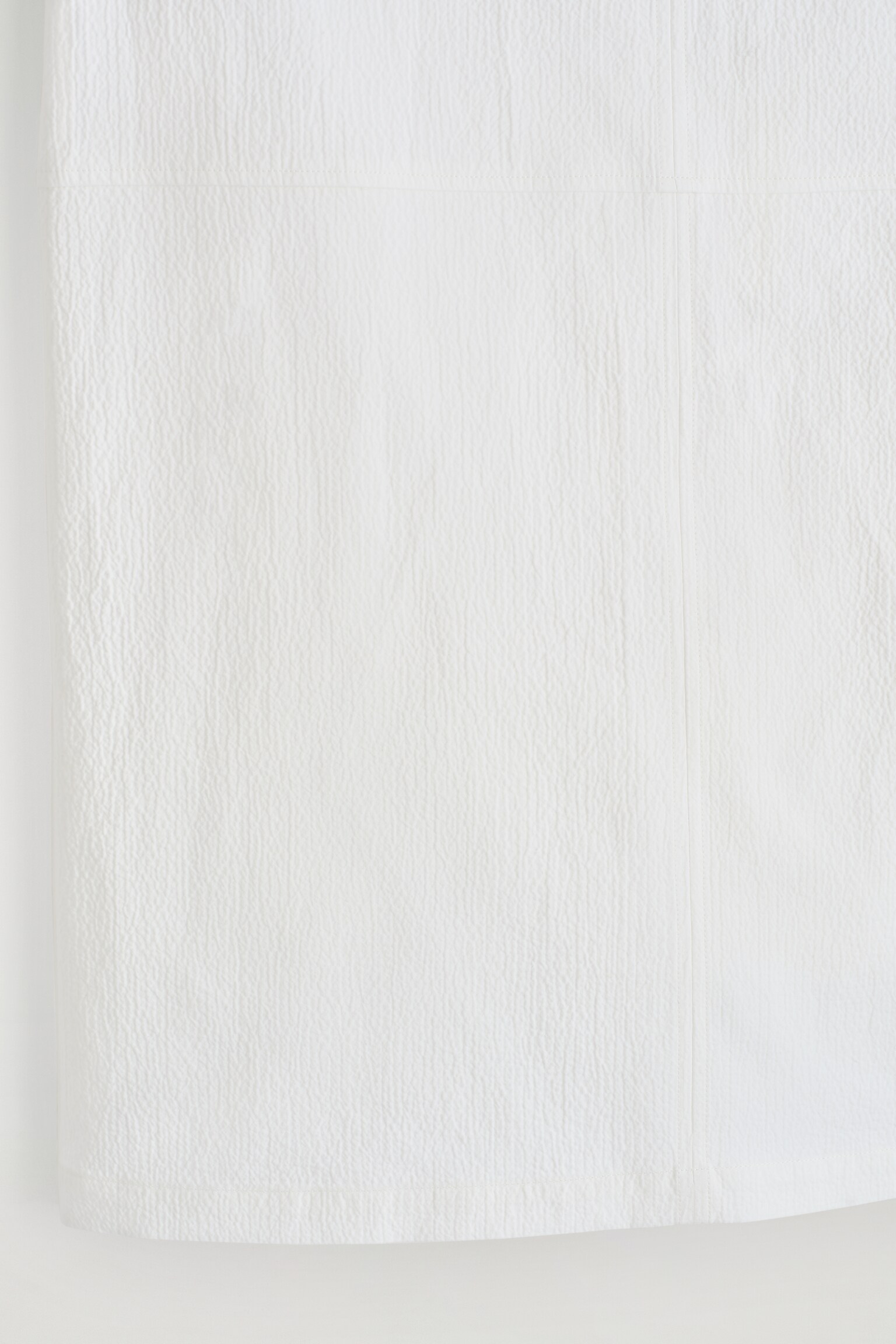 JUPE CRAYON EN COTON - BLANC/GRIS - 3
