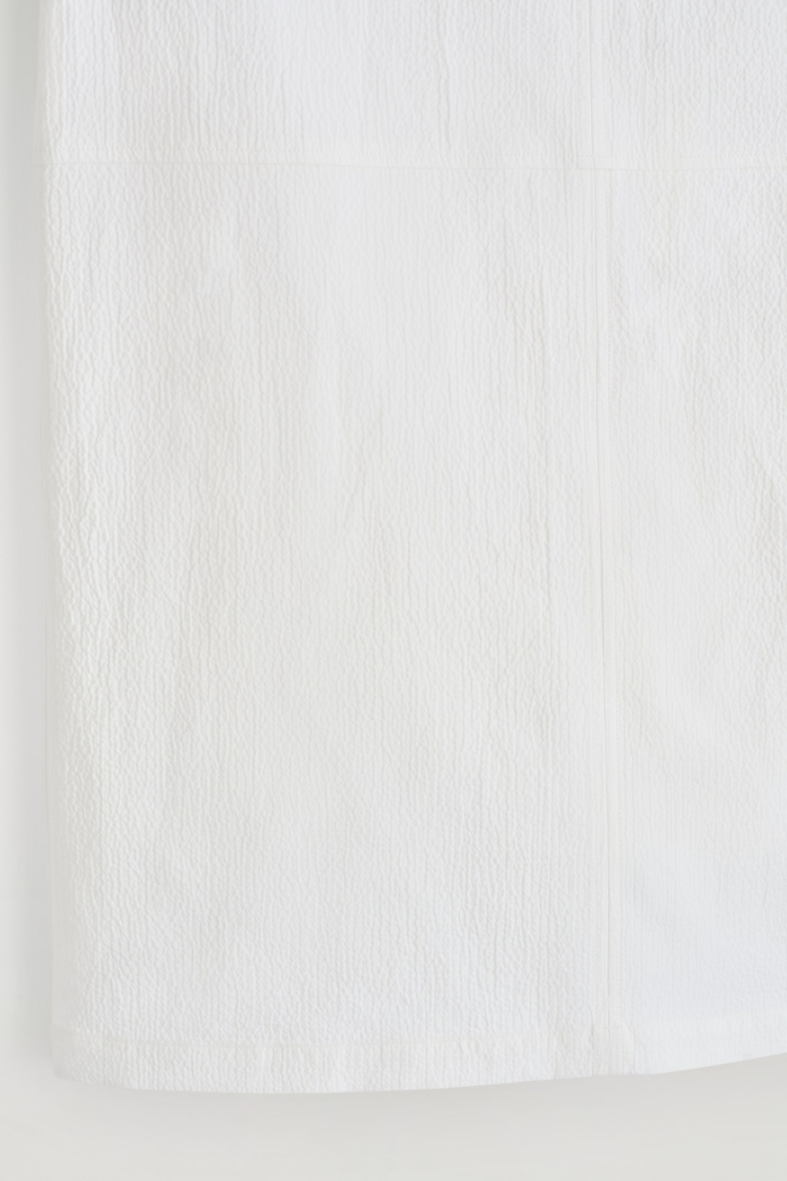 JUPE CRAYON EN COTON - BLANC/GRIS - 7