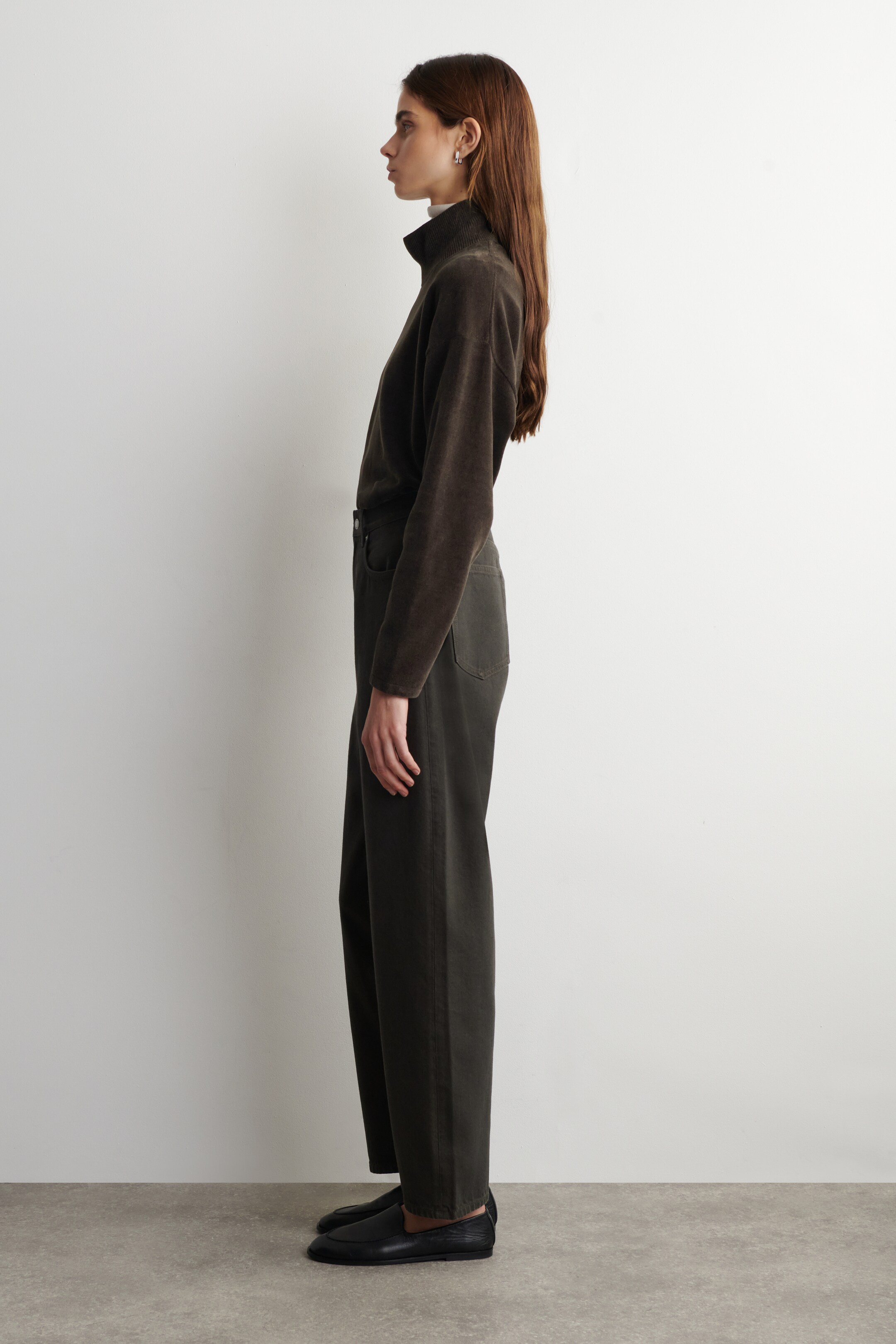 Visualizza immagine più grande: JEANS BAY DAL TAGLIO BARREL - KHAKI BROWN - DONNA | H&M IT 3