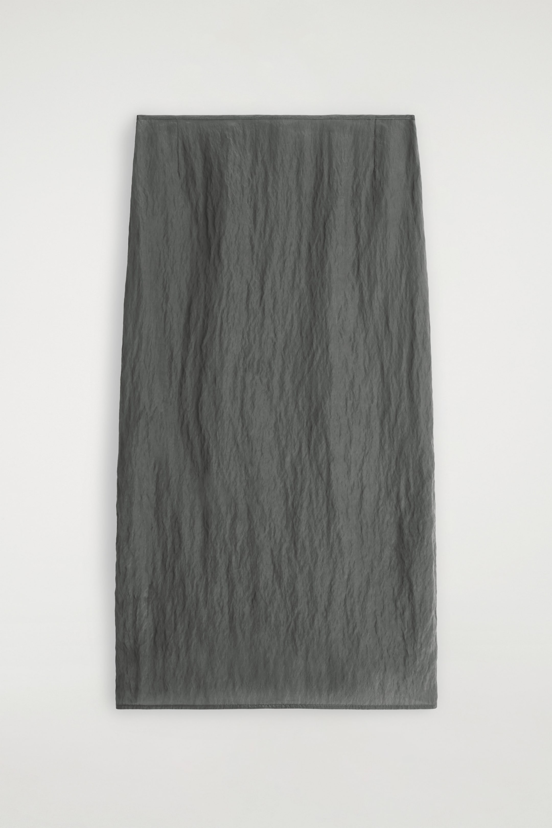 DOUBLE-FACED WOOL PENCIL SKIRT