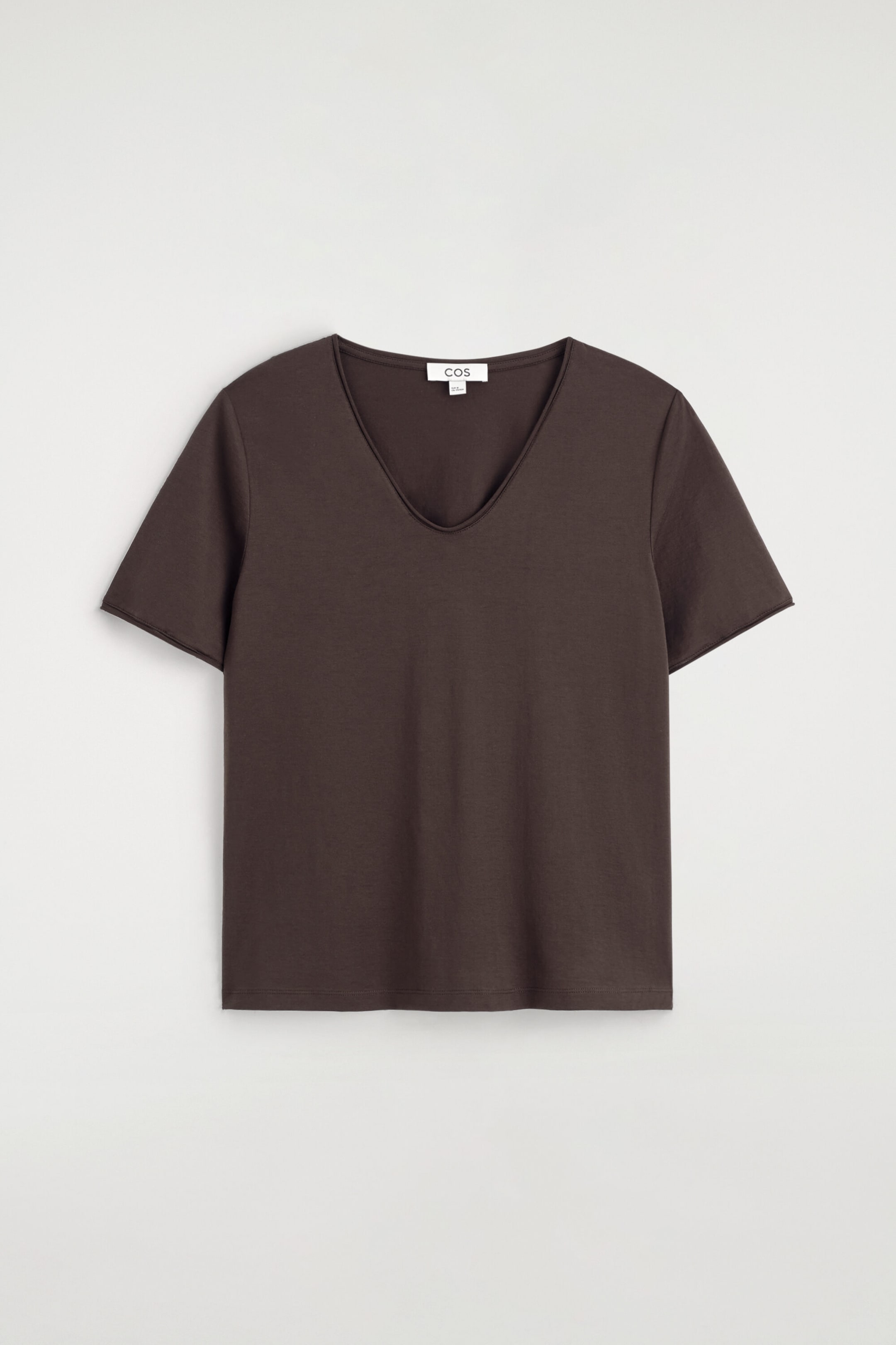 T-shirt léger en coton, col en U