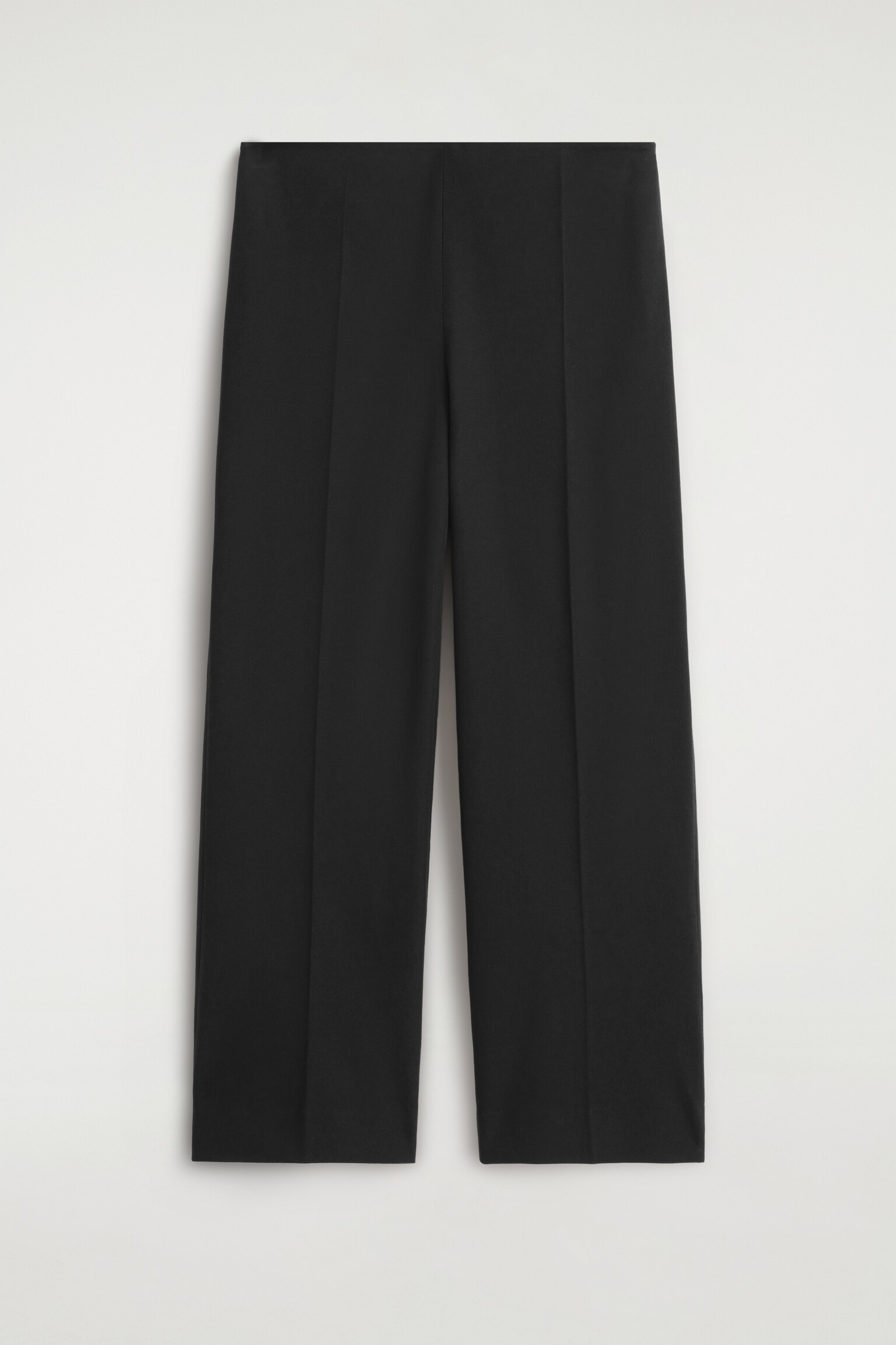 VERKÜRZTE ELEGANTE HOSE - SCHWARZ - 2
