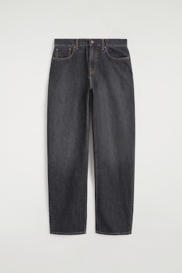 INLET CURVED-LEG JEANS — DARK GRAY 7