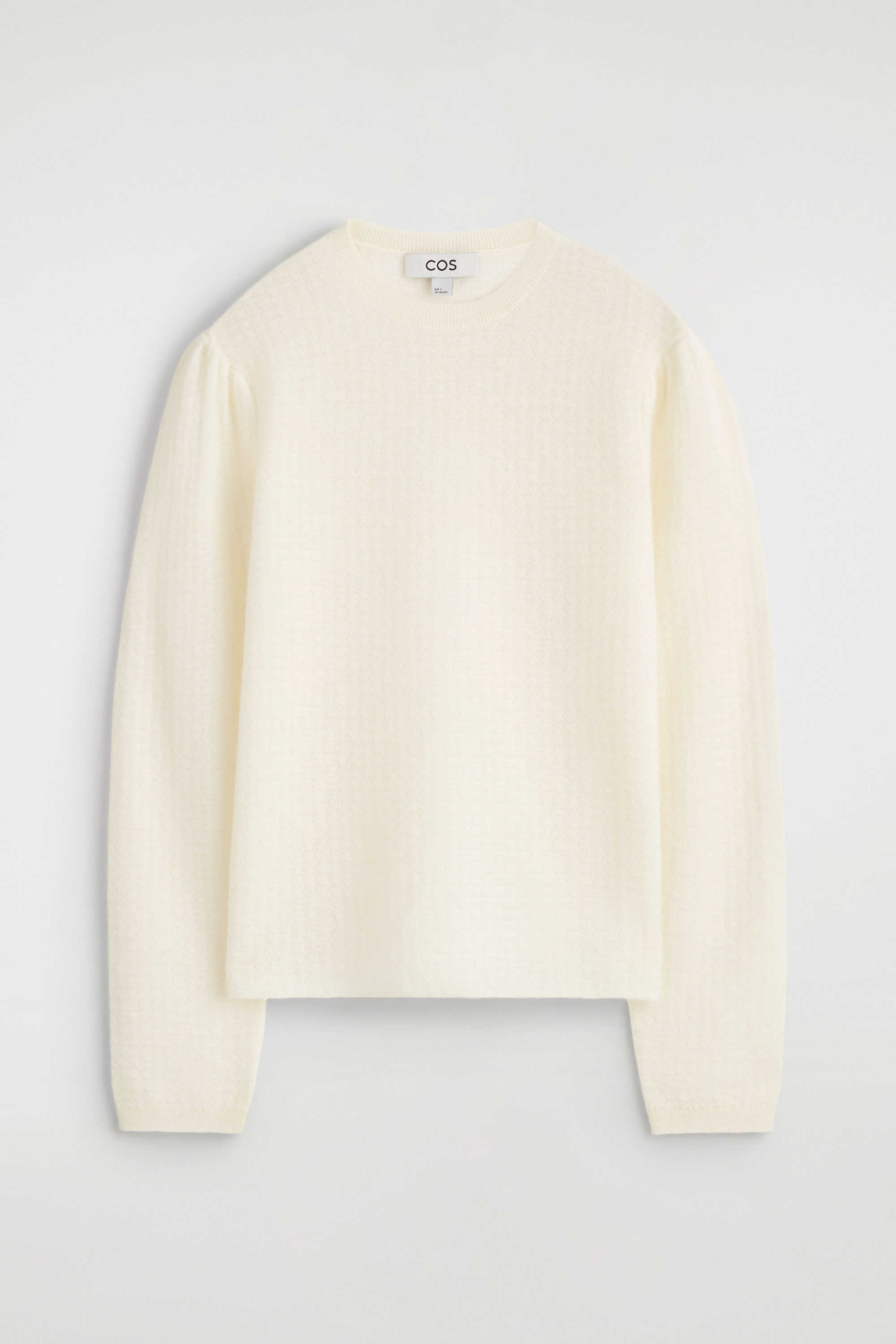 ZIGZAG-KNIT MOHAIR-BLEND SWEATER - OFF-WHITE | COS US