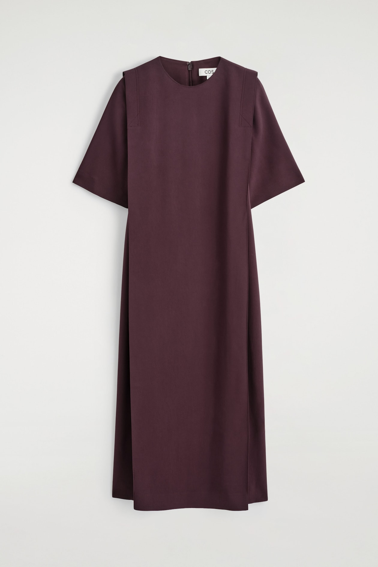 long dress straight cut Straight sleeveless maxi dress :: LICHI